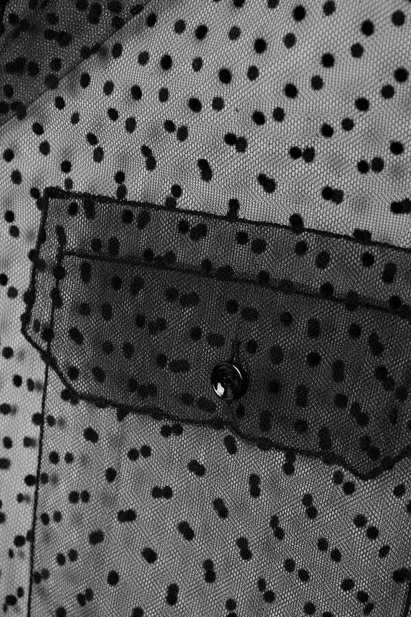 Maison Margiela o1y0625 Patterned Shirt in Black Size XS / US 0-2 / IT 36-38 - 2 Thumbnail