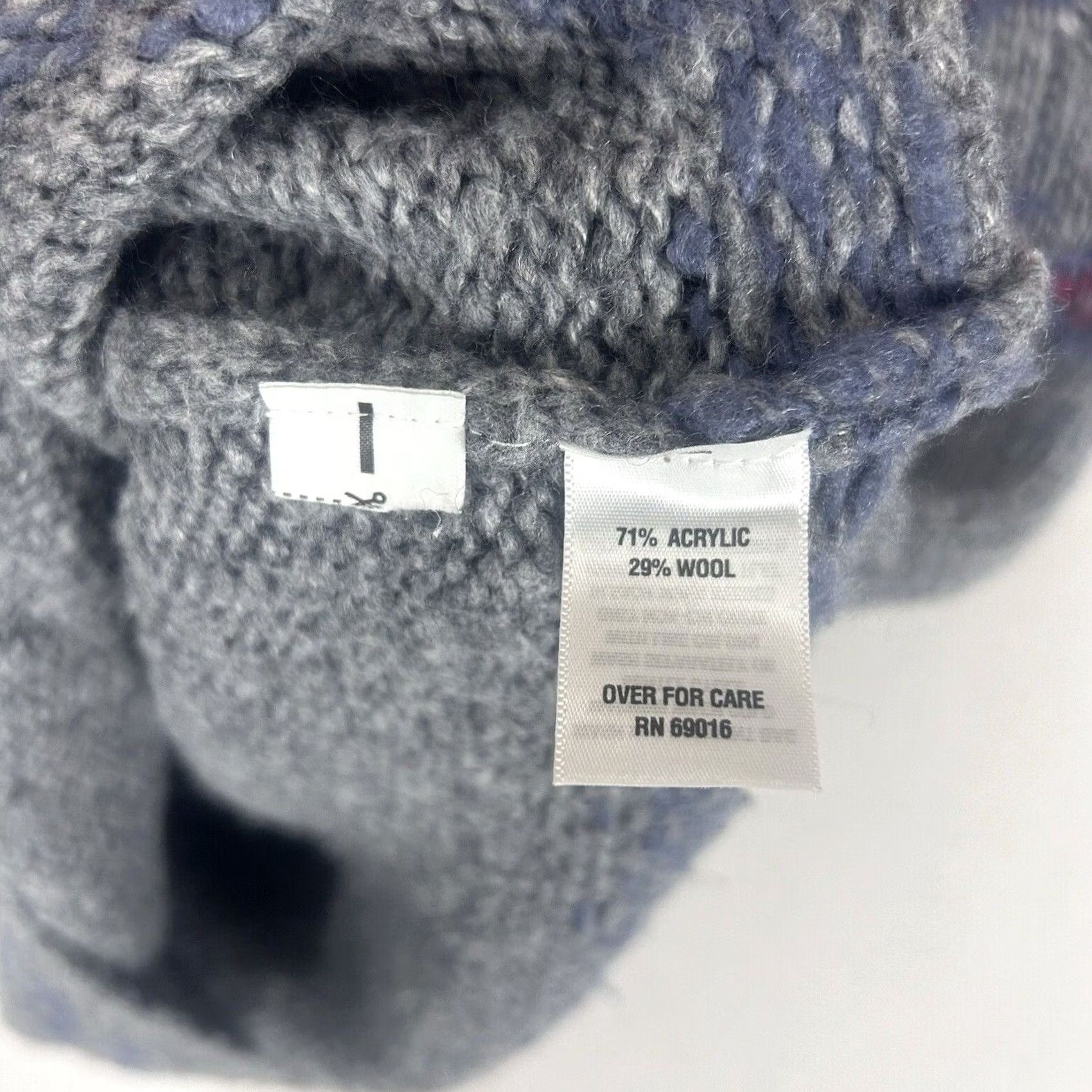 Vintage VINTAGE Le Tigre Sweater Fair Isle Wool Blend Crew Neck Women S Small Gray Christmas Holiday Winter Knit Pullover Modern Casual Size S / US 4 / IT 40 - 4 Thumbnail