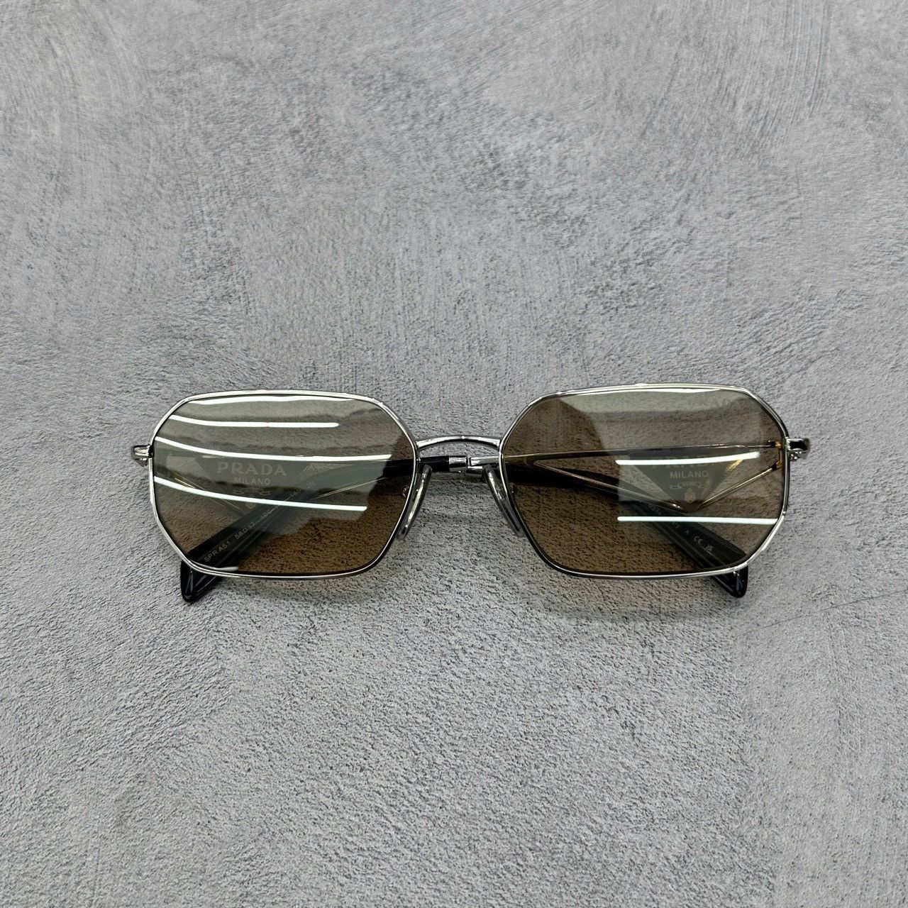 Prada PRADA 0PR A51S 1BC8J1 SUNGLASSES Size ONE SIZE - 2 Thumbnail