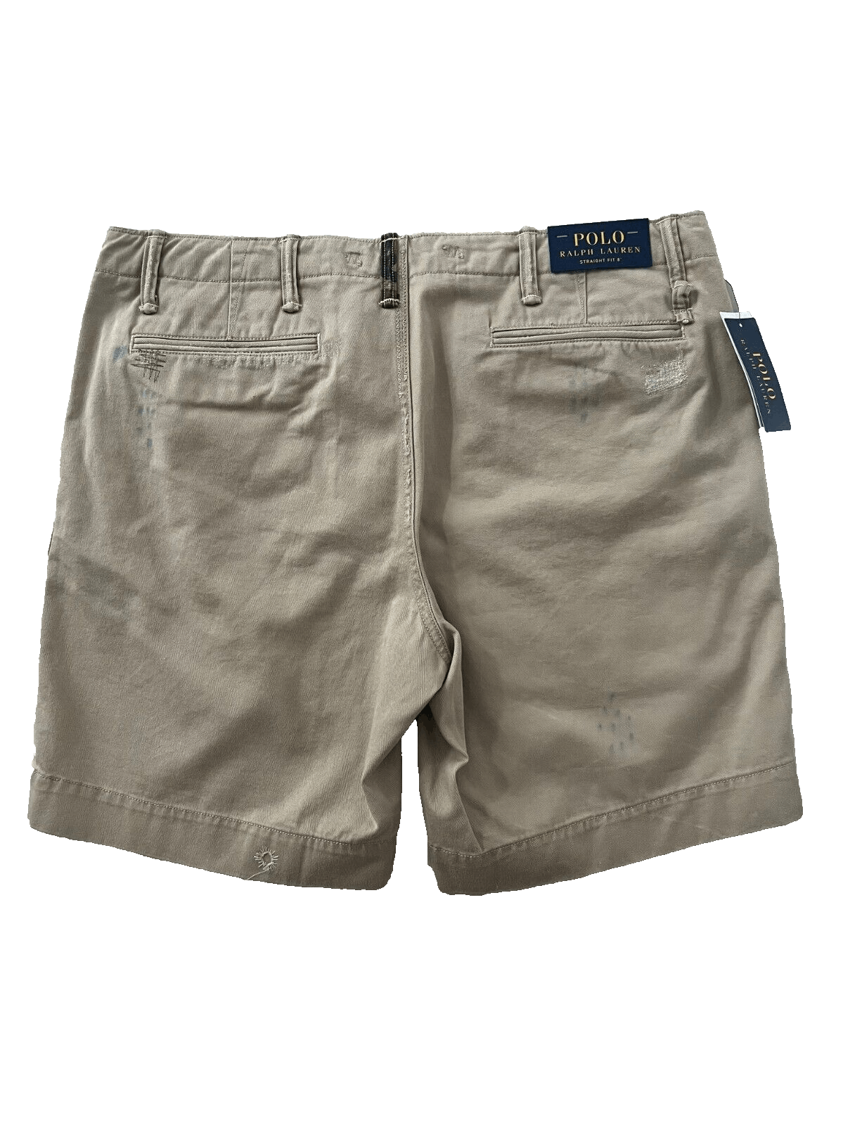 Polo Ralph Lauren Polo Ralph Lauren Distress Khaki Splatter Shorts ( 34 ) Size US 34 / EU 50 - 2 Thumbnail