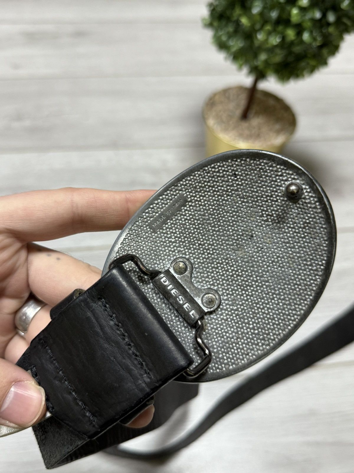 Diesel Diesel Trident 🔱 Ukraine archive vintage leather belt Size ONE SIZE - 4 Thumbnail