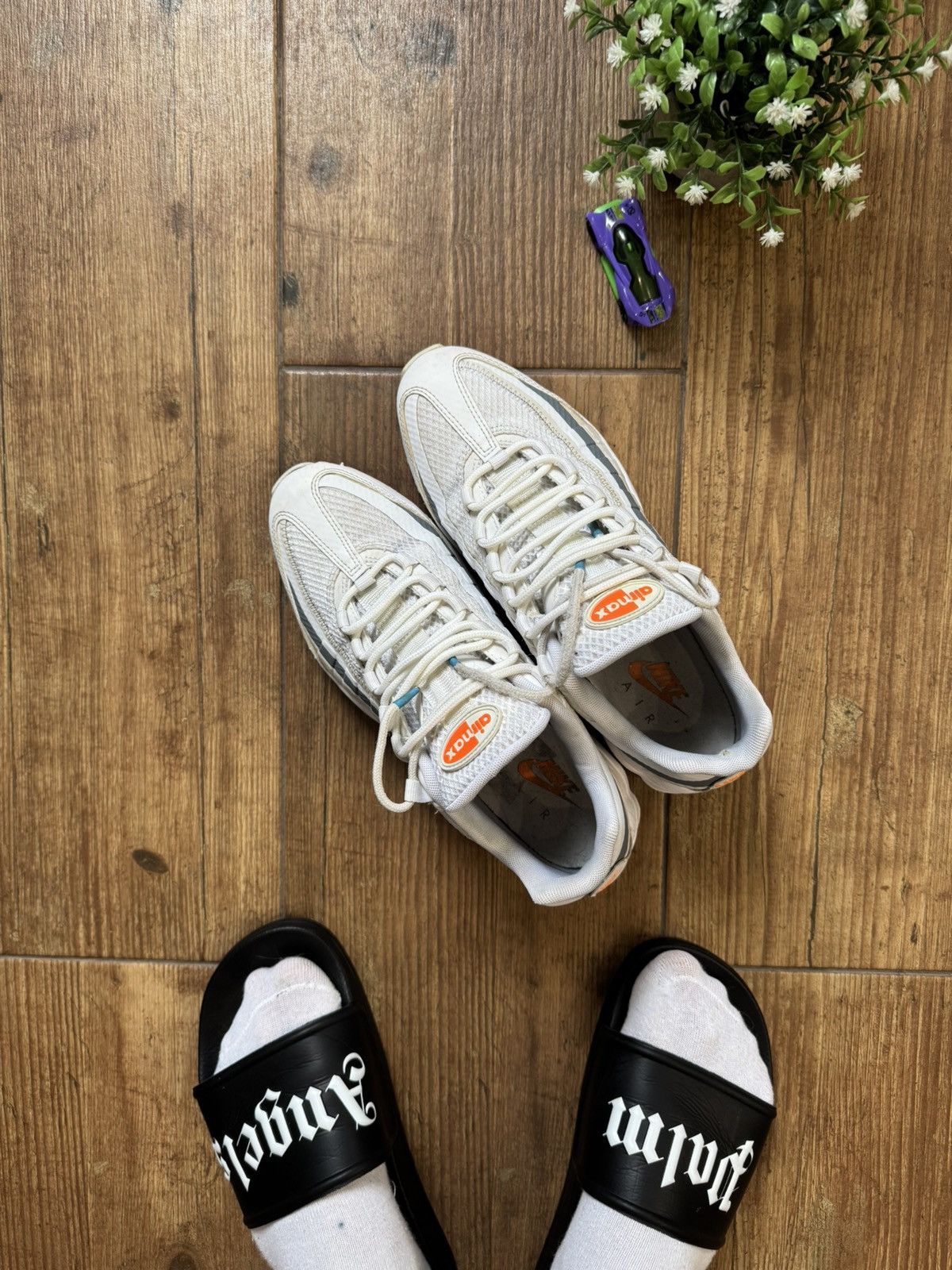 Nike Nike Air Max 95 White Grey CI2298-100 Size US 9 / EU 42.5 Size US 9 / EU 42 - 4 Thumbnail