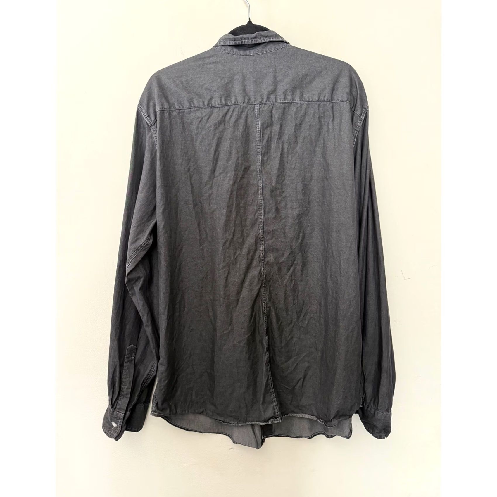 Frank & Eileen Frank & Eileen Gray Cotton Long Sleeve Button Down Shirt Preppy Office Men 2XL Gray Mens XXL Regular Size US XXL / EU 58 / 5 - 3 Thumbnail