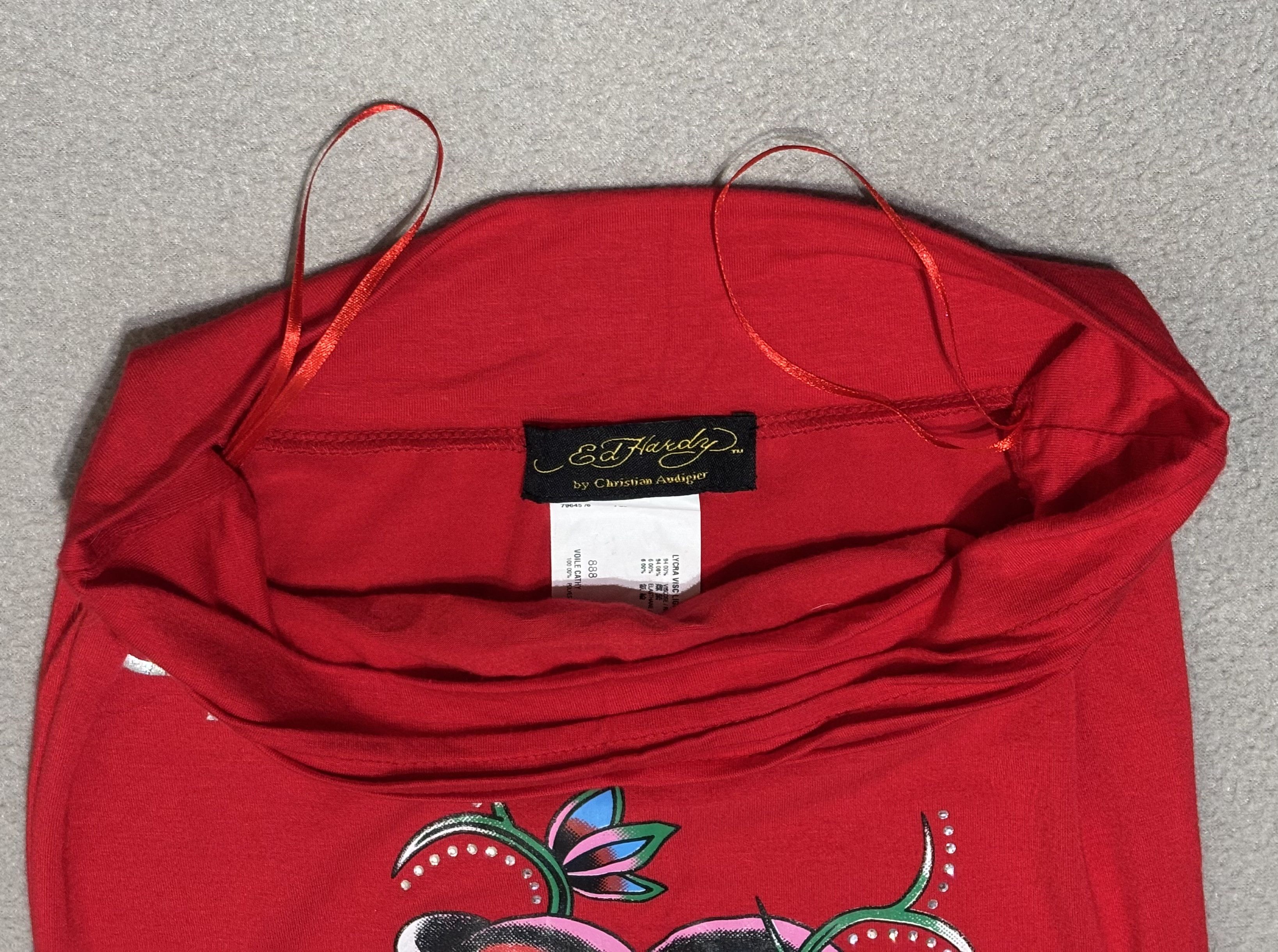 Ed Hardy Ed Hardy Red Tube top Size ONE SIZE - 12 Thumbnail