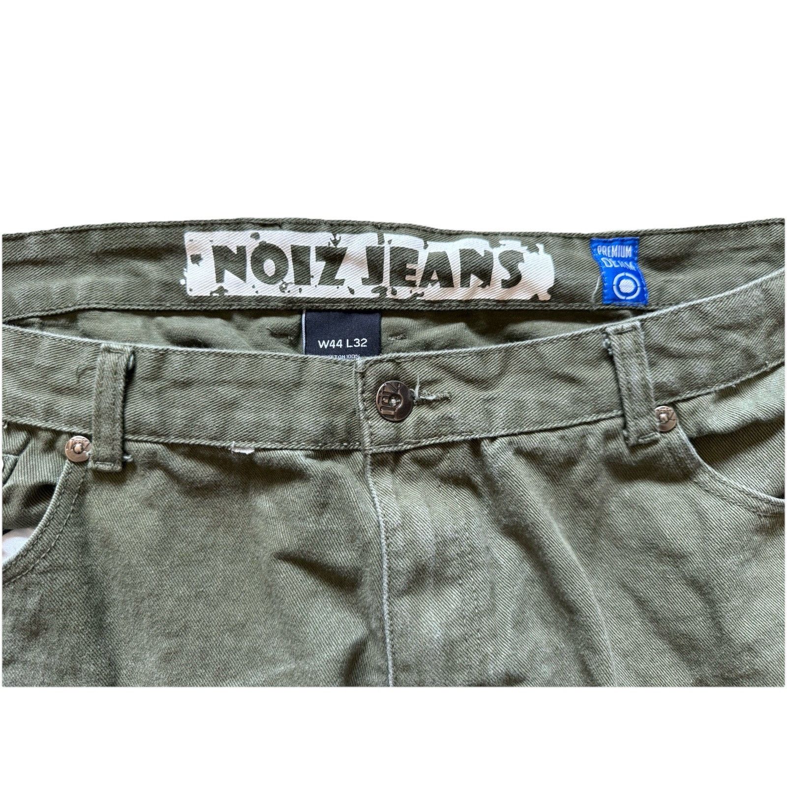Other Vintage Noiz Green Denim Set Including Jacket 4XL & Jeans 44 Size US XXL / EU 58 / 5 - 11 Thumbnail