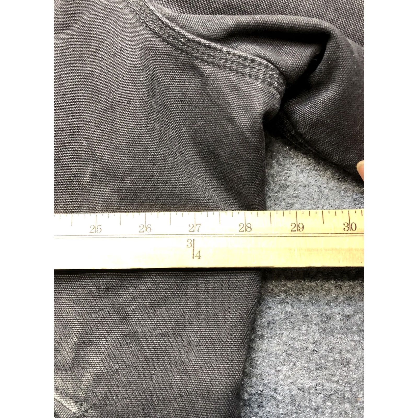 Carhartt Carhartt Jacket Mens 2XL Black Canvas Bomber Full Zip Workwear Blanket Lined J97 Size US XXL / EU 58 / 5 - 4 Thumbnail