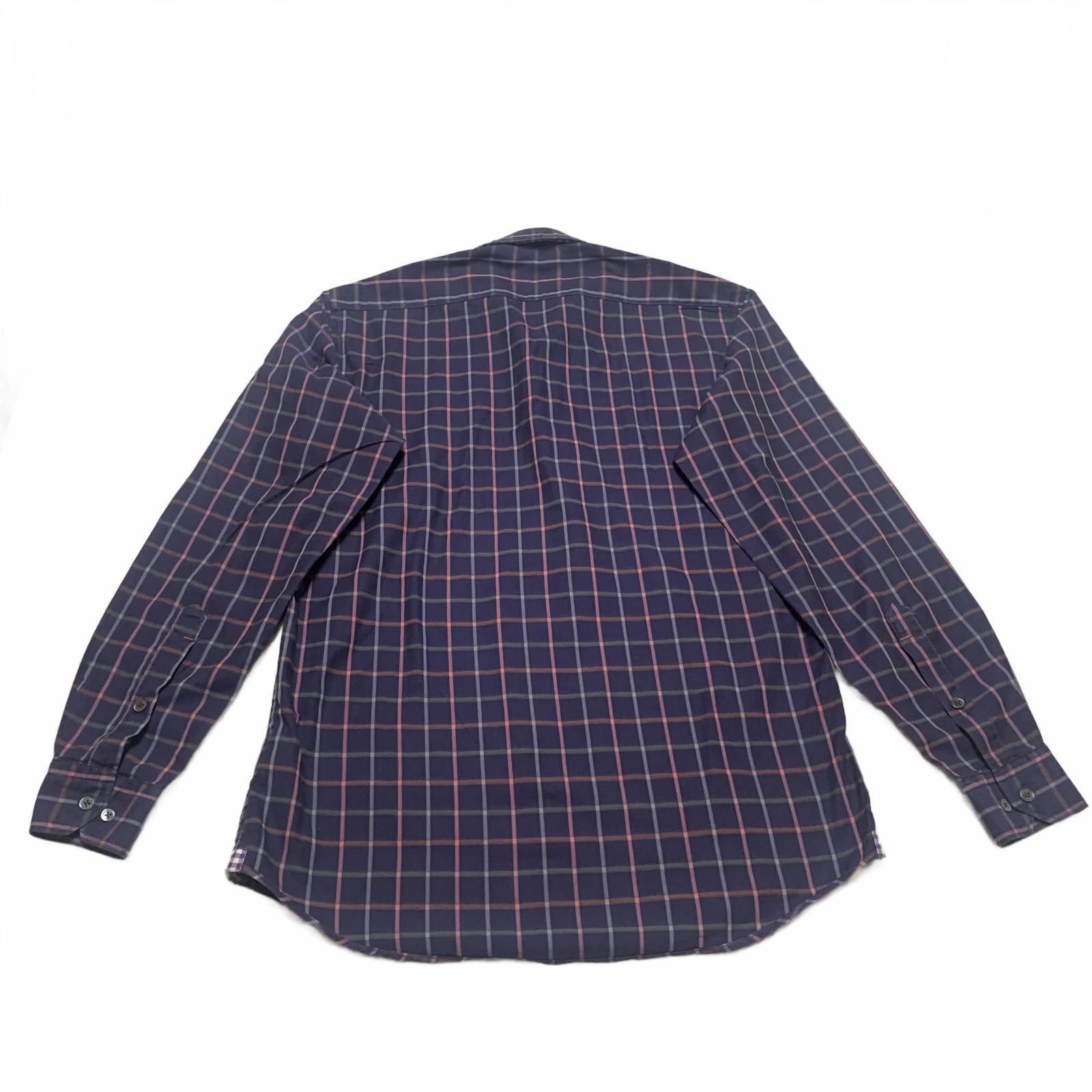 Other Borgo Ognissanti 28 Men's M Blue Plaid Button Shirt Size 38R - 2 Thumbnail