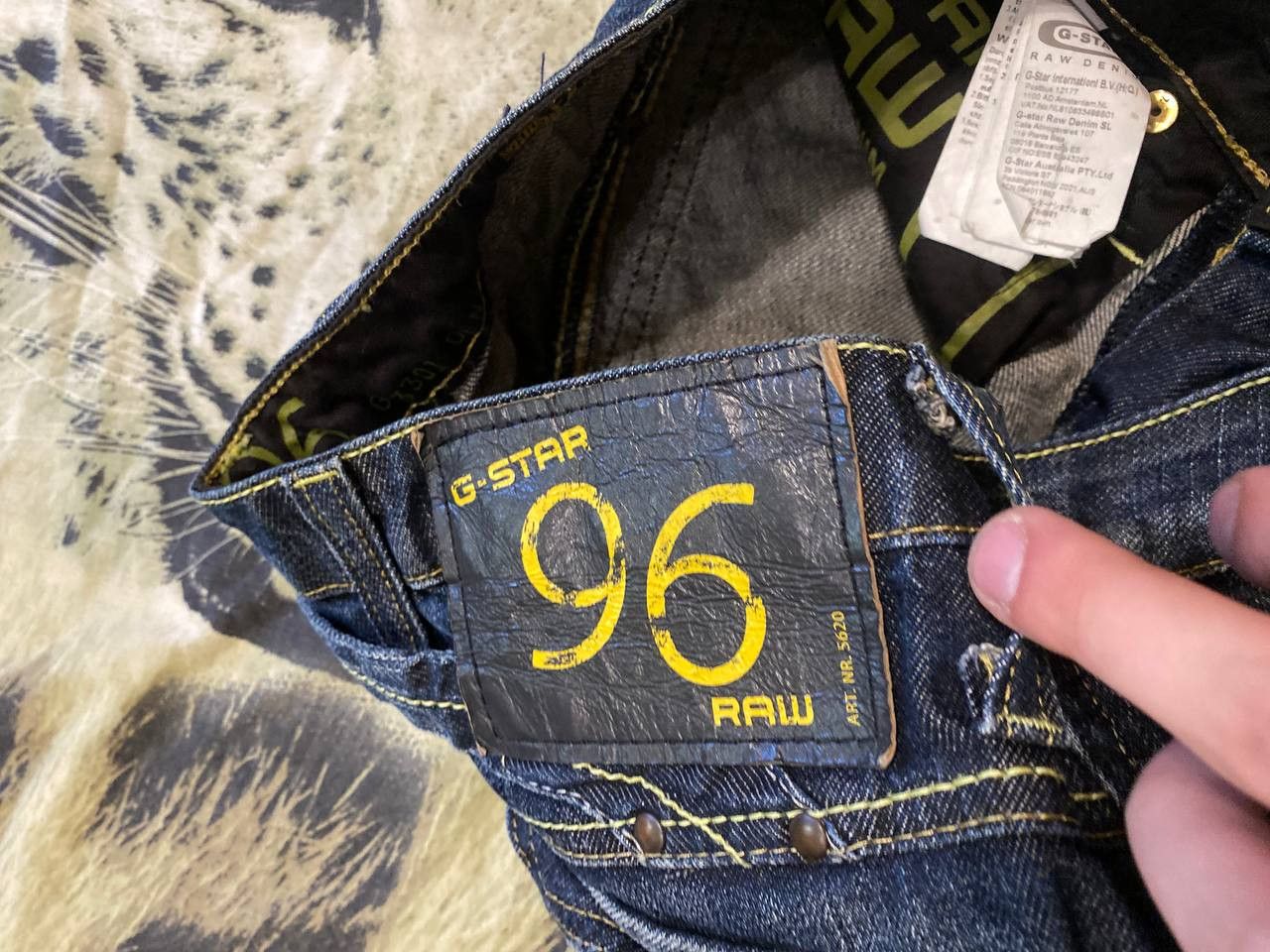 G-Star denim pants G-Star Raw streetwear big logo Y2K vintage jeans Size US 26 / EU 42 - 4 Thumbnail