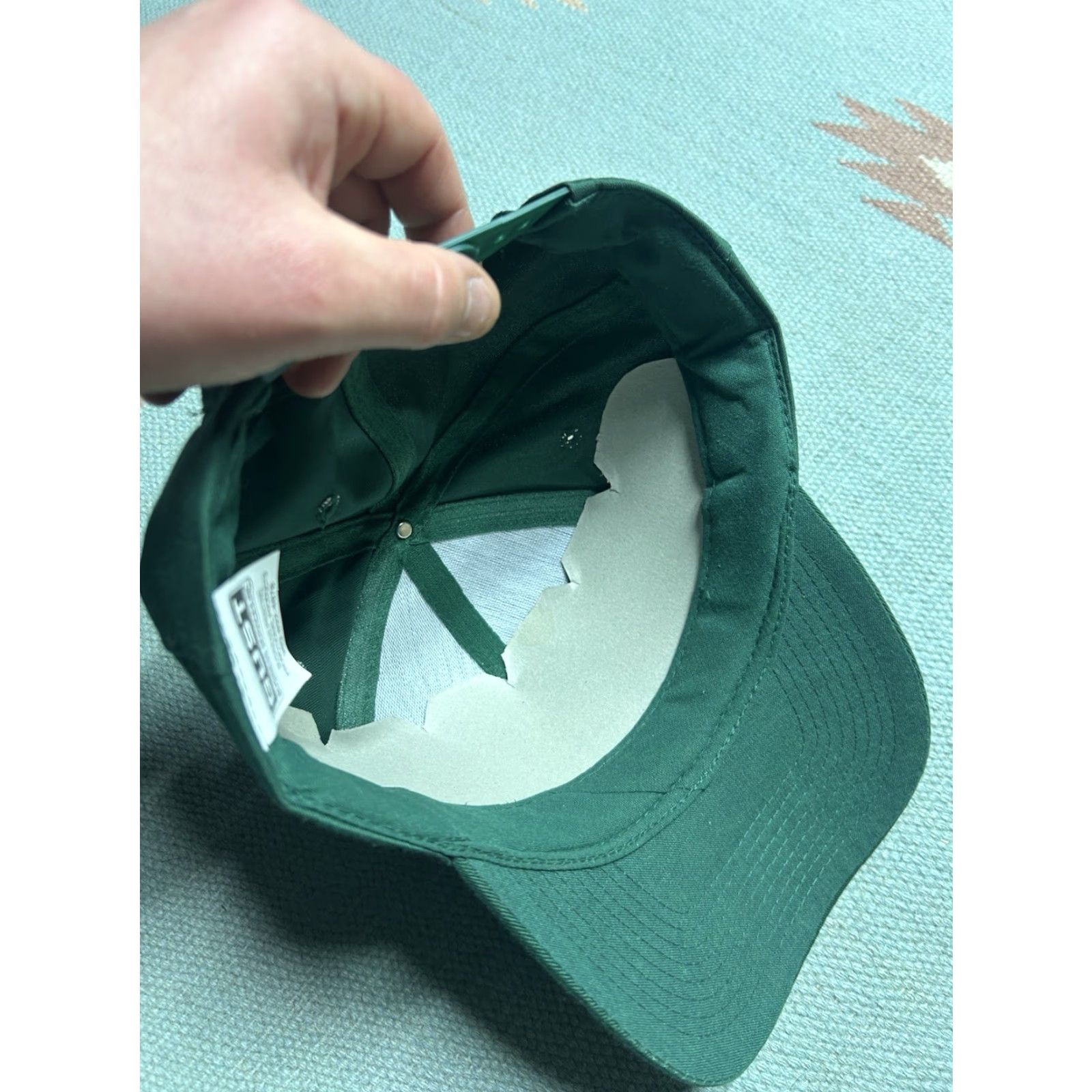 Vintage VINTAGE SnapBack Hat Cap Star Corn Logo Farm Feed Forest Green Adjustable Men Adjustable`` Size ONE SIZE - 6 Thumbnail