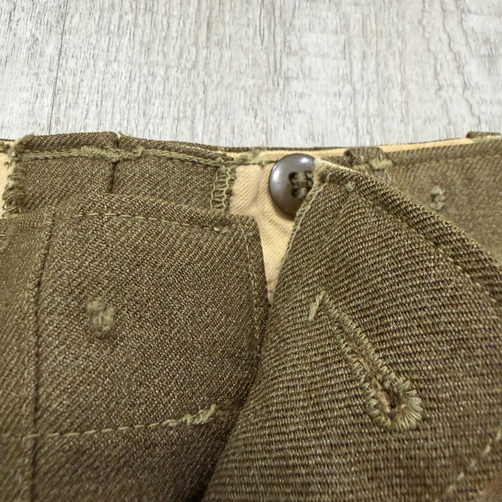 Vintage Vintage US Arm Korean War Wool Uniform Pants Men's 29x27 Size US 29 - 4 Thumbnail