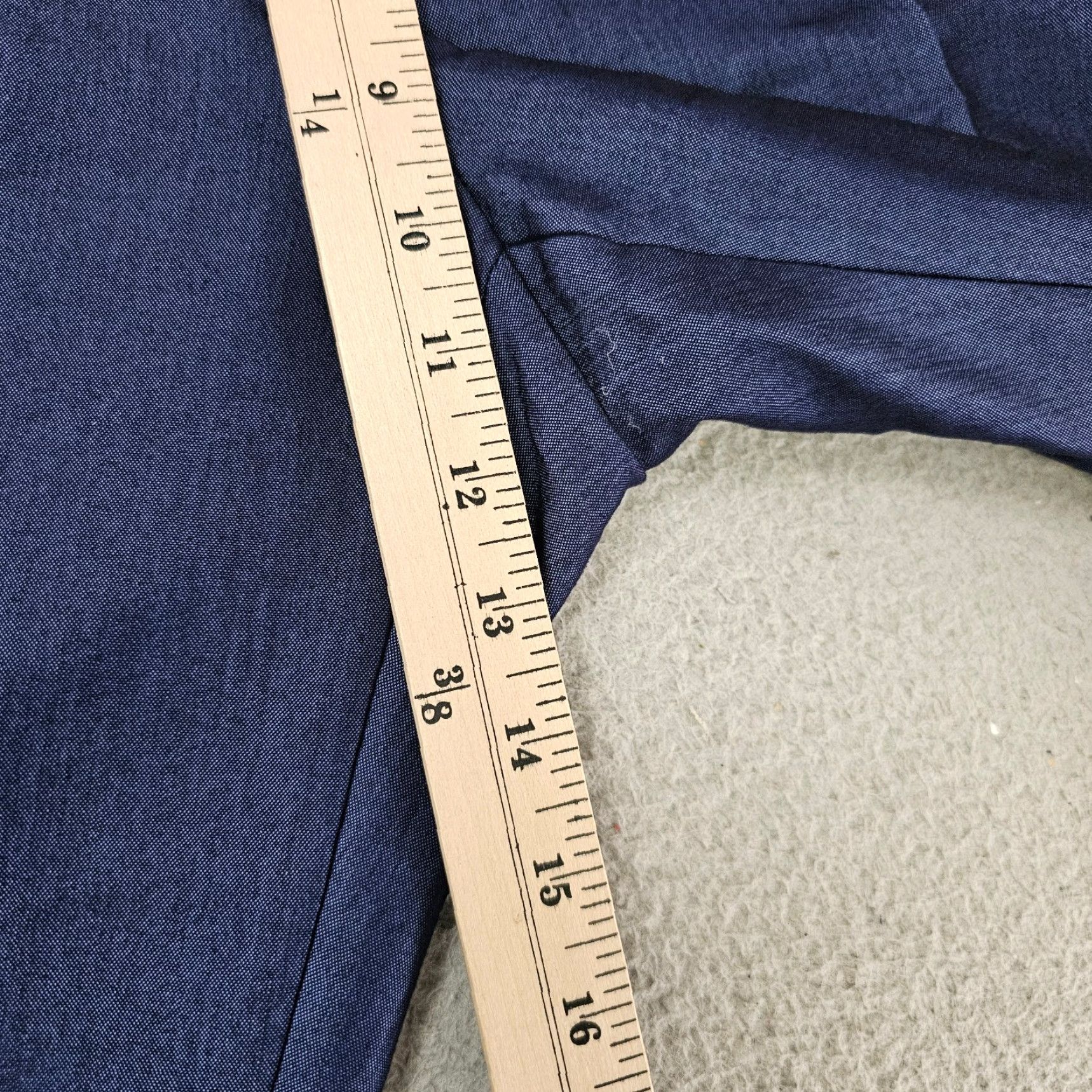 Ralph Lauren Lauren Ralph Lauren Dress Pants Mens 36x28.5 Blue Sharkskin Pants Dress Size US 36 / EU 52 - 3 Thumbnail