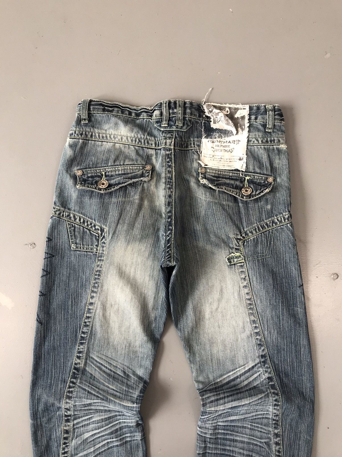 Designer Vintage Y2k Style Eaggaged Fit Denim Size US 34 / EU 50 - 8 Thumbnail