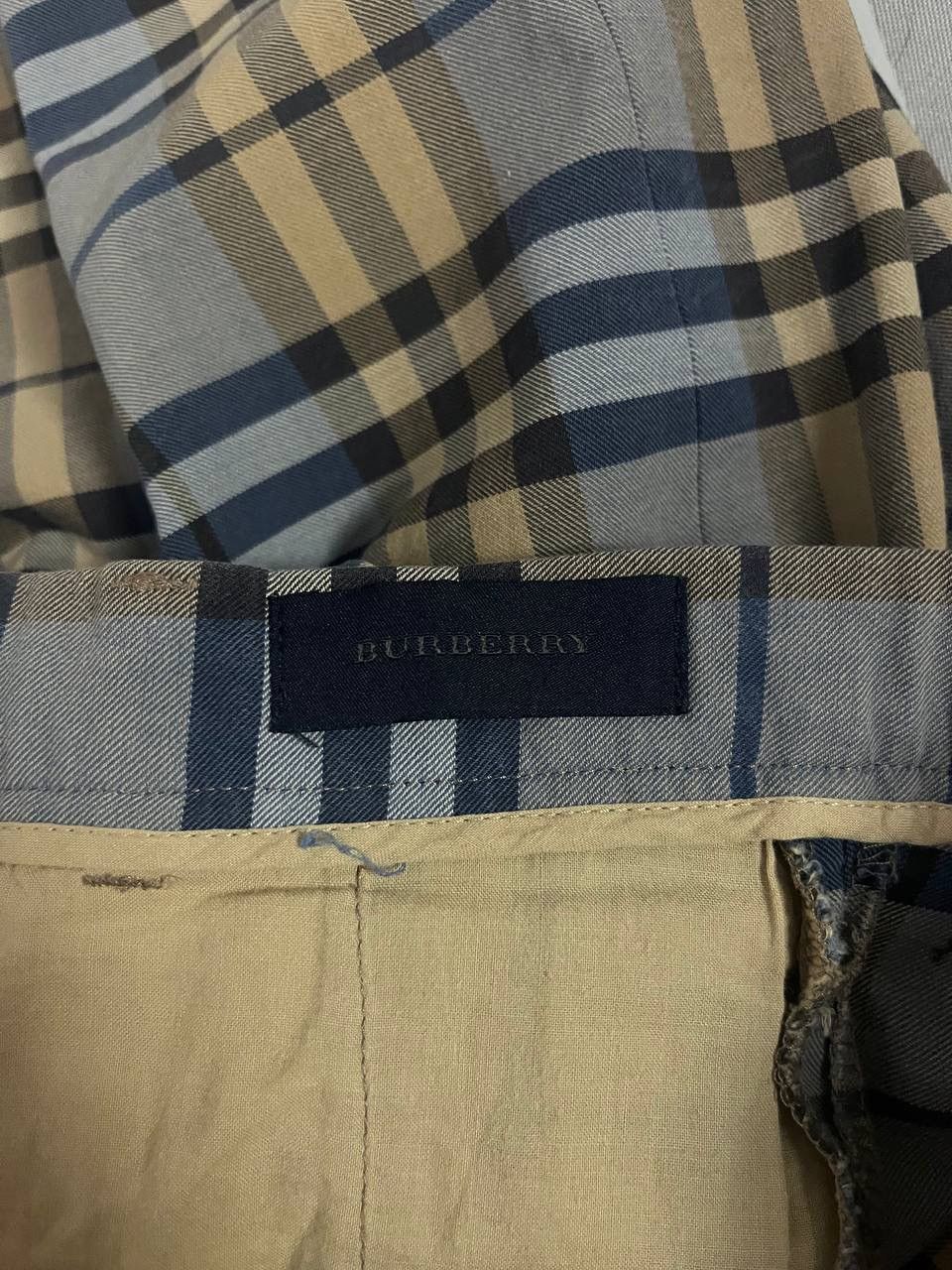 Burberry Burberry Nova Check Pants Blue Classic Size US 34 / EU 50 - 11 Thumbnail