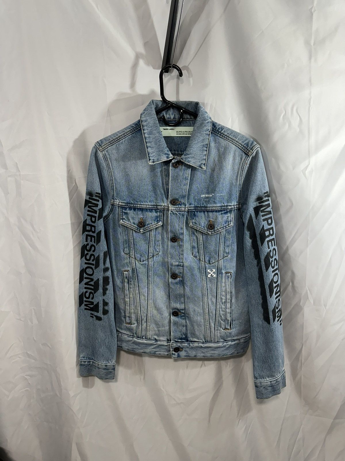 Off-White Off White impression denim jacket Size US S / EU 44-46 / 1 - 2 Thumbnail