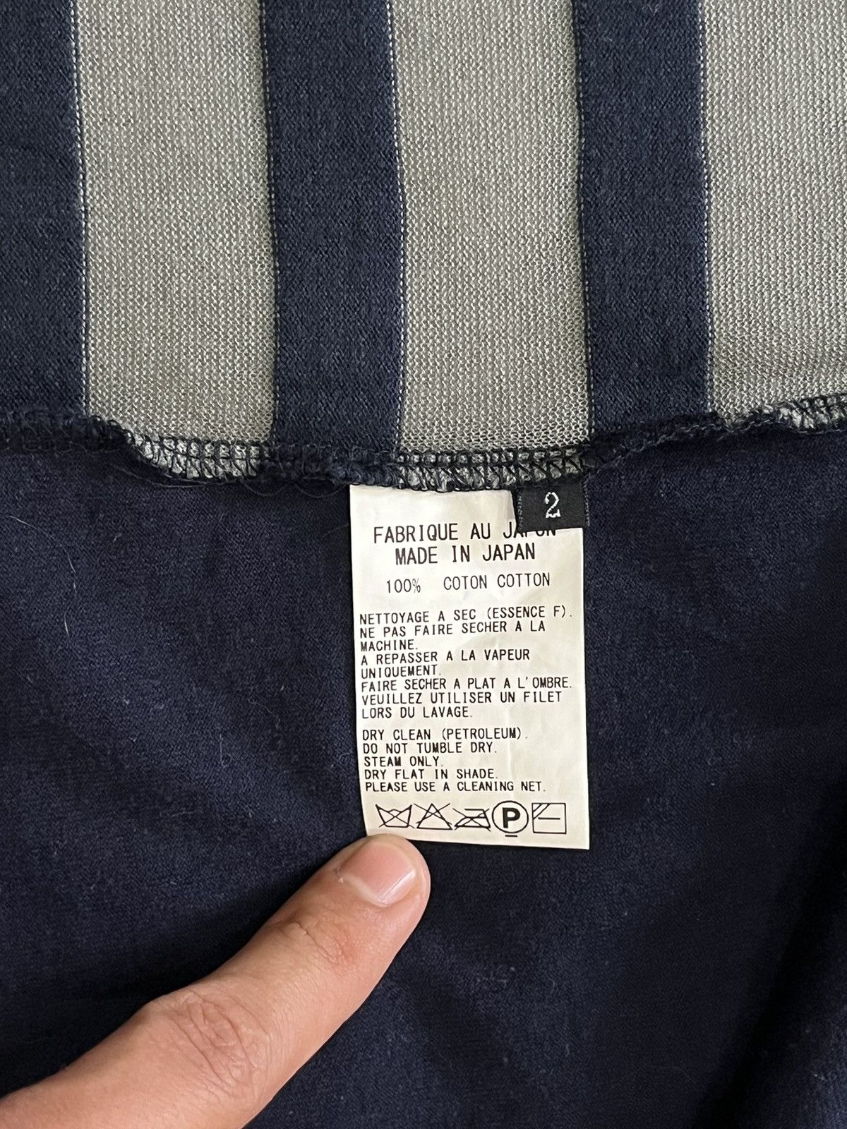 Yohji Yamamoto y's by yohyi yamamoto reconstruct asymmetrical top Size M / US 6-8 / IT 42-44 - 6 Thumbnail