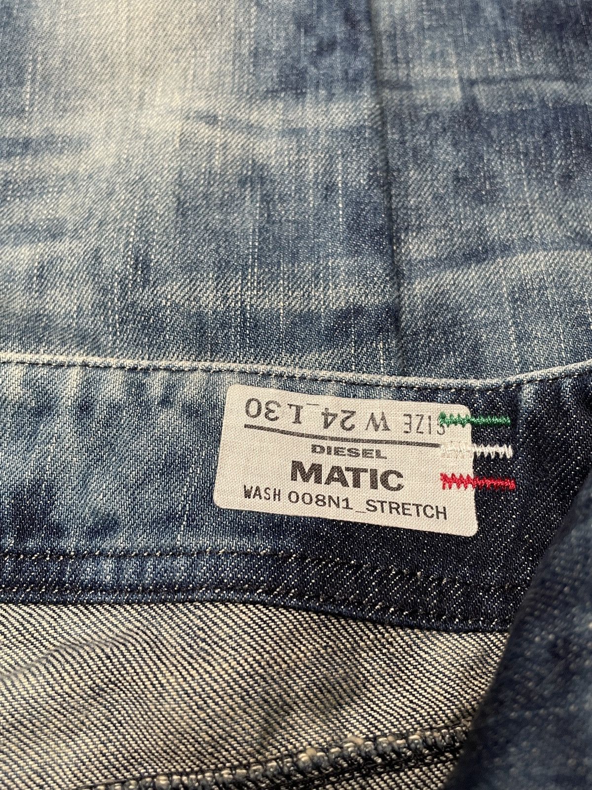Designer × Diesel × Vintage Vintage Brand Diesel Matic Jeans 1990s Size US 28 / EU 44 - 9 Thumbnail