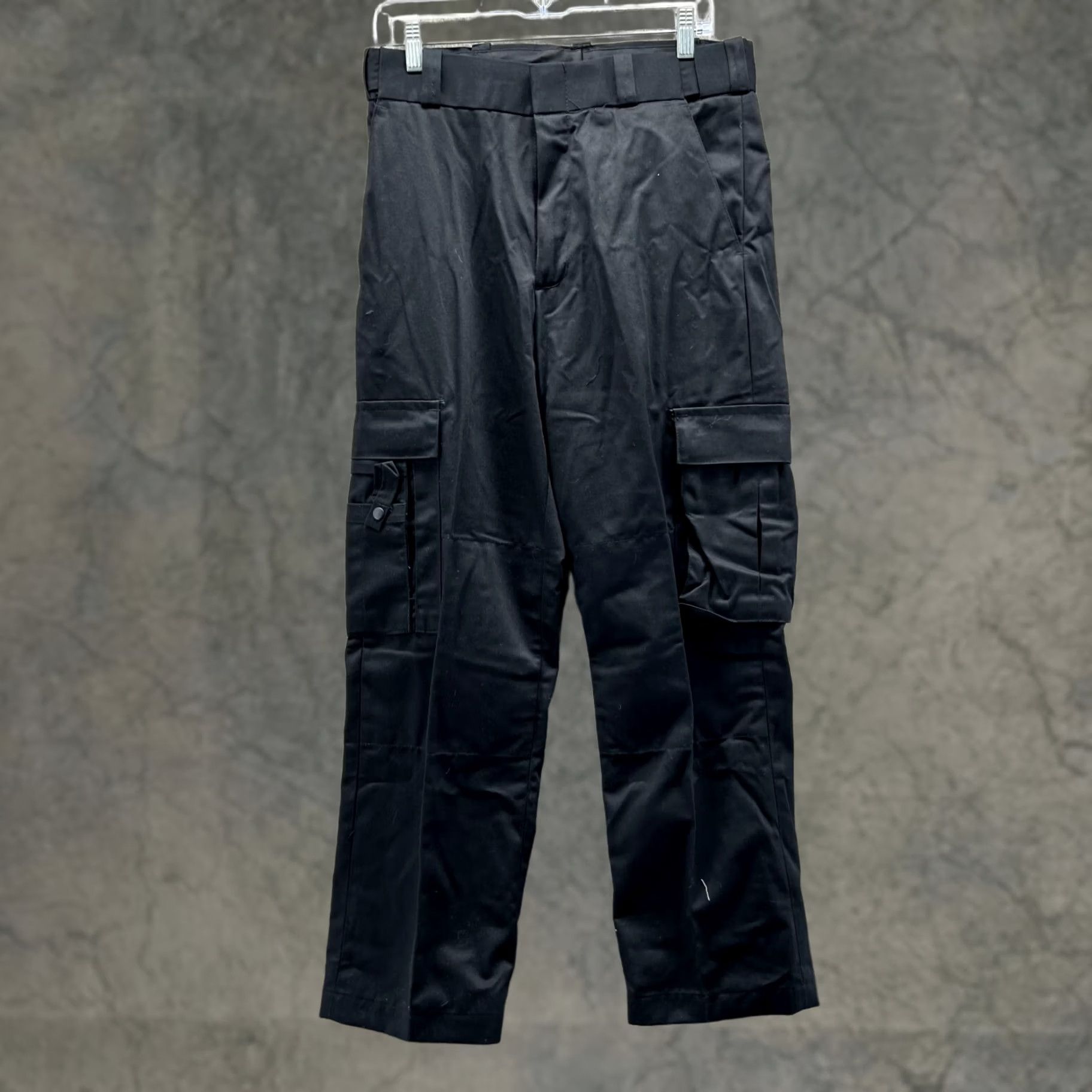 Vintage Tact Squad Pants Men 30 Black Cargo Combat Polyester Cotton Police Military Pants Mens Regular Pocket Cargo Pants Black 30 in Inseam 30 in Size US 30 / EU 46 - 1 Thumbnail