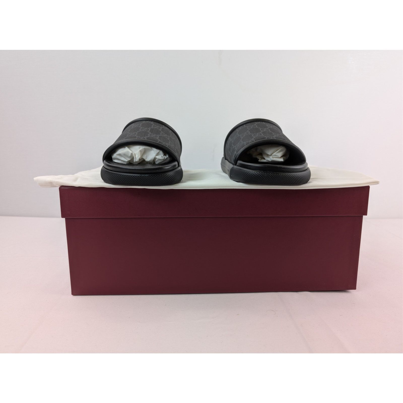 Gucci o1rshd1 Pursuit Supreme Slide Sandals Slippers in Black Size US 7.5 / EU 40-41 - 17 Thumbnail