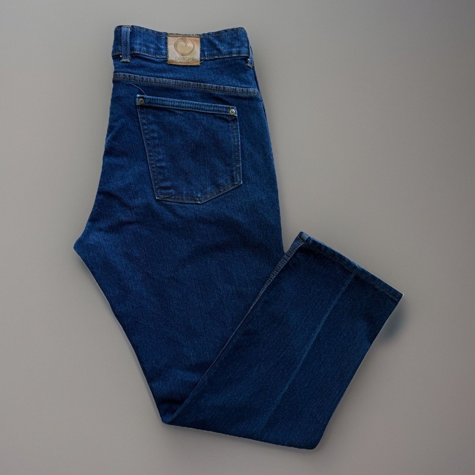 Original Chuck Origin Delta Flex Jeans Blue Straight Leg Dark Wash Relaxed Size US 38 / EU 54 - 1 Thumbnail