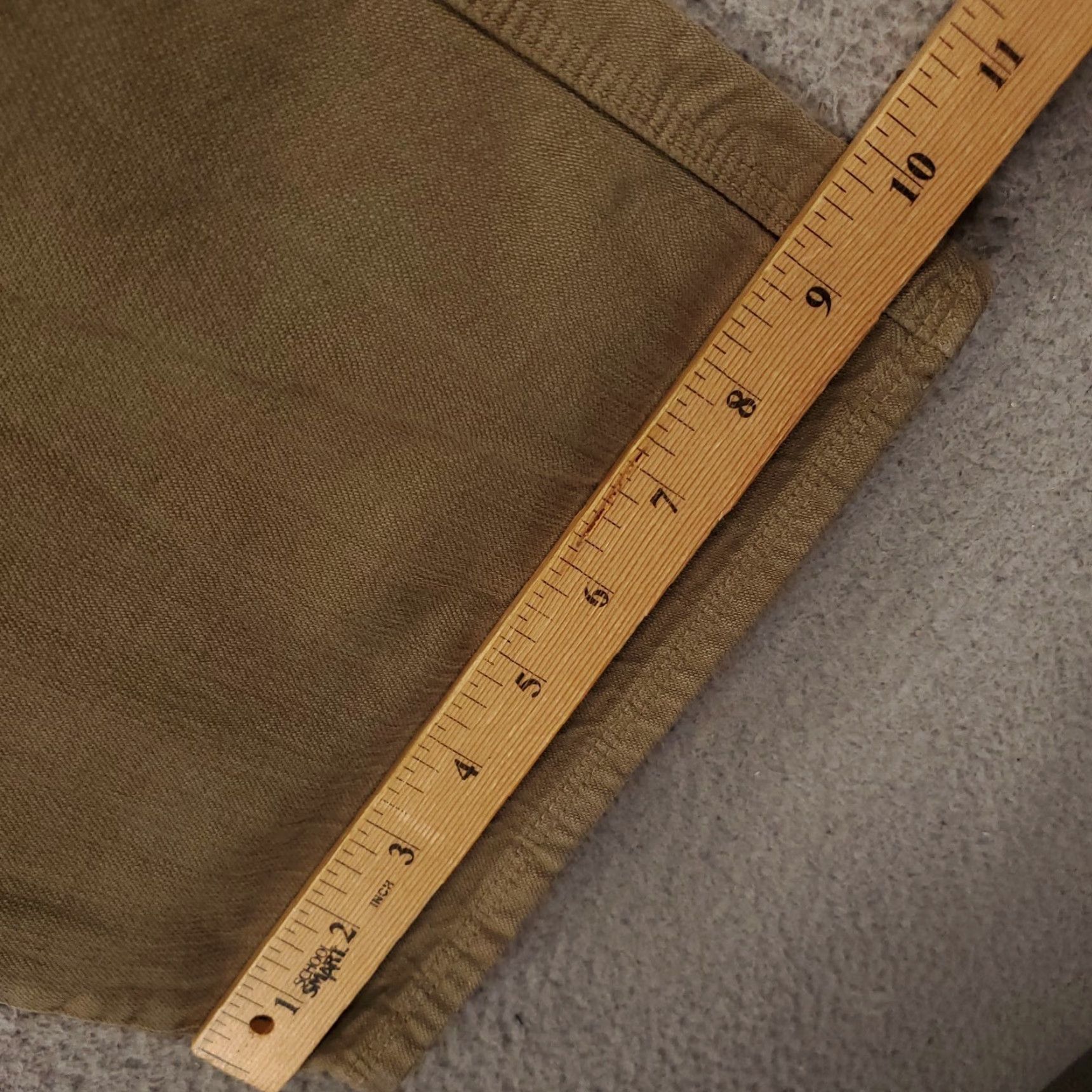 7 For All Mankind Womens 7 For All Mankind Pants Time Wide-Leg Cargo Zip Front Pockets Brown Tan 30 34x33 90s Vintage Womens Size 30" / US 8 / IT 44 - 6 Thumbnail