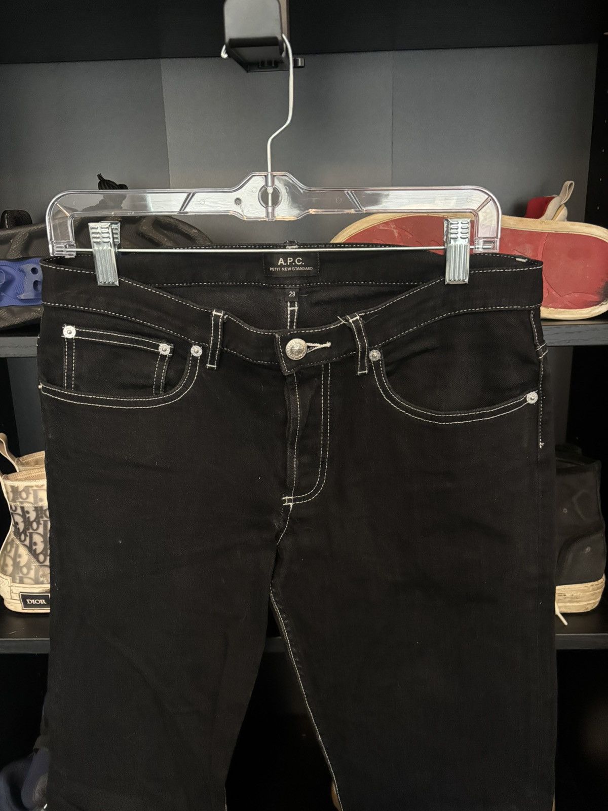 A.P.C. A.P.C. petit new standard black jeans Size US 29 - 3 Thumbnail