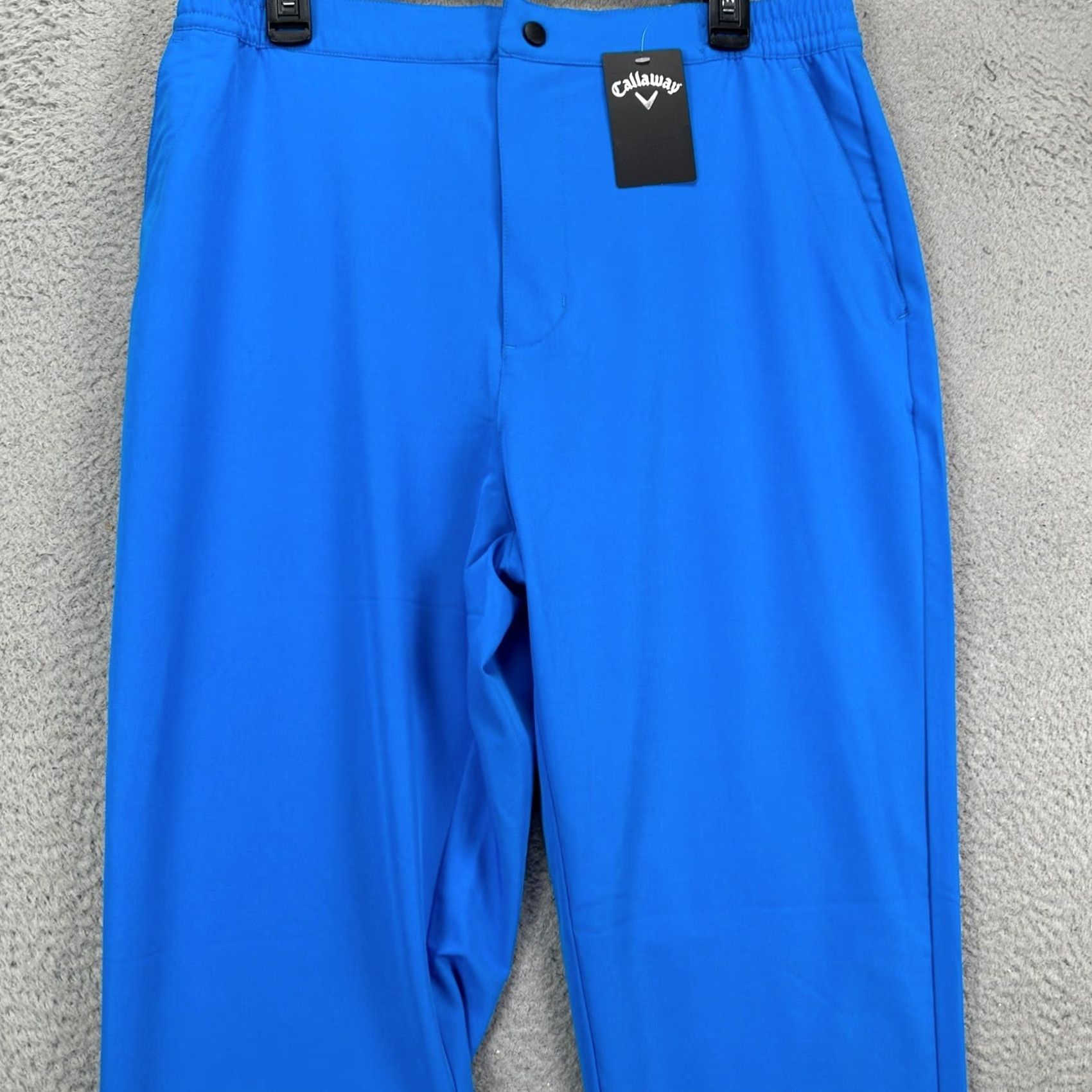 Callaway Callaway Mens Chino Golf Pants Medium Blue Performance Tech Stretch Straight Pants Regular M 34x32 Golfing Casual Preppy Mens Size US 31 - 4 Thumbnail