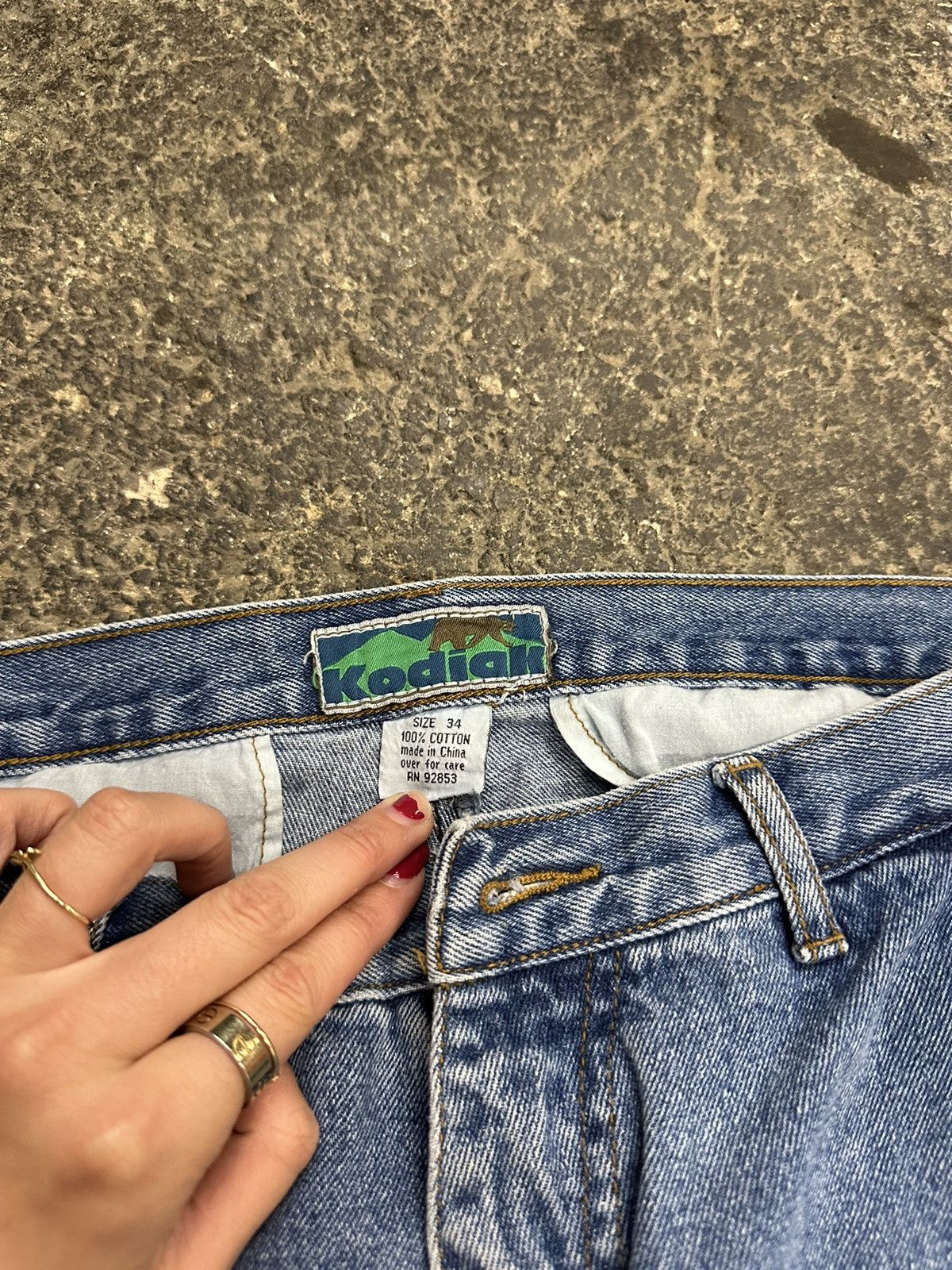Designer Y2K cargo baggy jeans Size US 34 / EU 50 - 6 Thumbnail