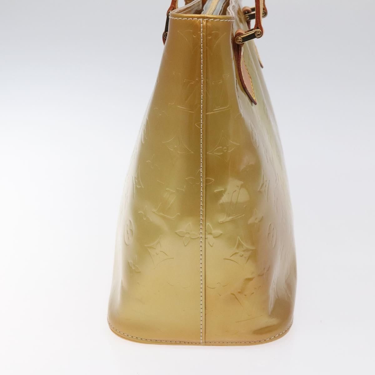 Louis Vuitton LOUIS VUITTON Monogram Vernis Houston Hand Bag Gris M91053 Size ONE SIZE - 5 Thumbnail