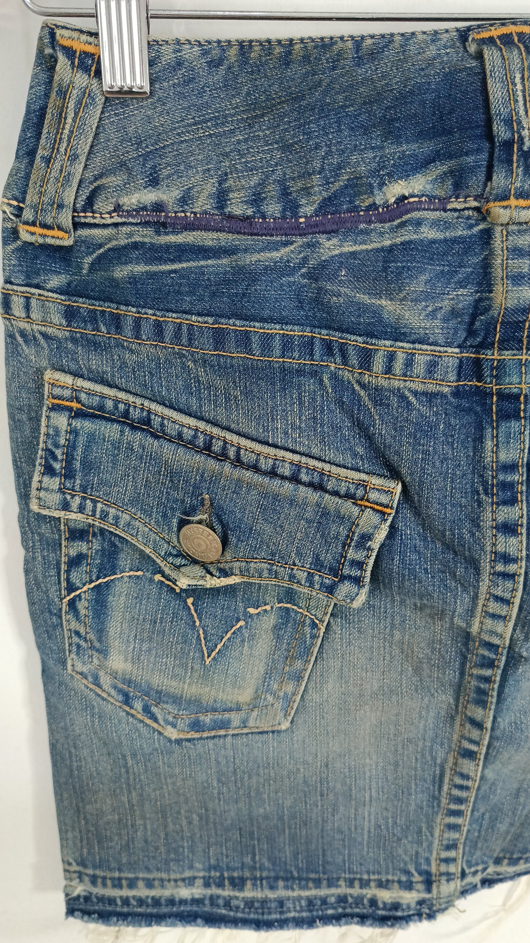 Hysteric Glamour Hysteric Glamour Japan denim patched short skirt small VTG Size 27" / US 4 / IT 40 - 8 Thumbnail