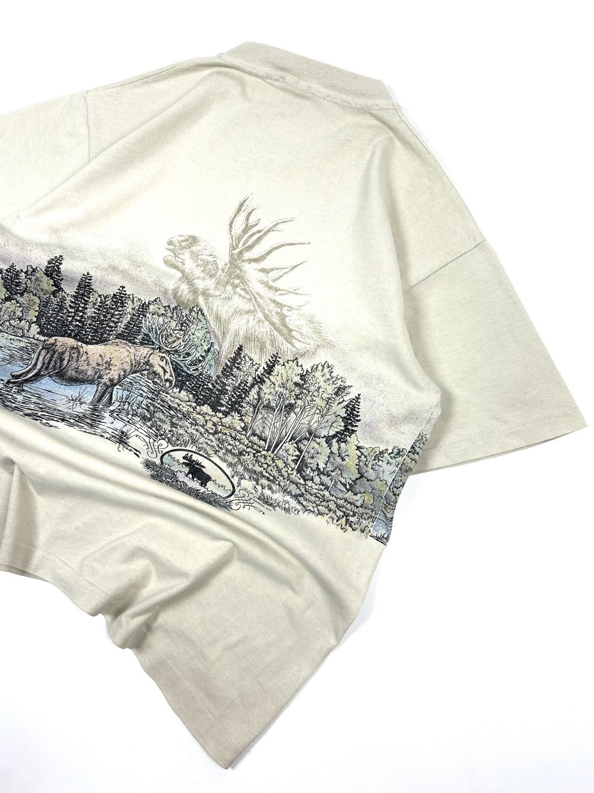 Vintage Vintage 80’s Alaska Tee Full landscape Print Made in USA Size US M / EU 48-50 / 2 - 7 Thumbnail
