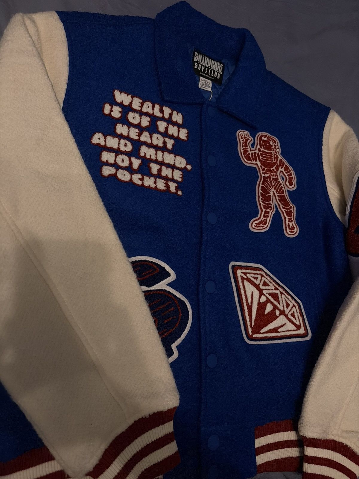 BILLIONAIRE BOYS CLUB VARISTY WOOL JACKET