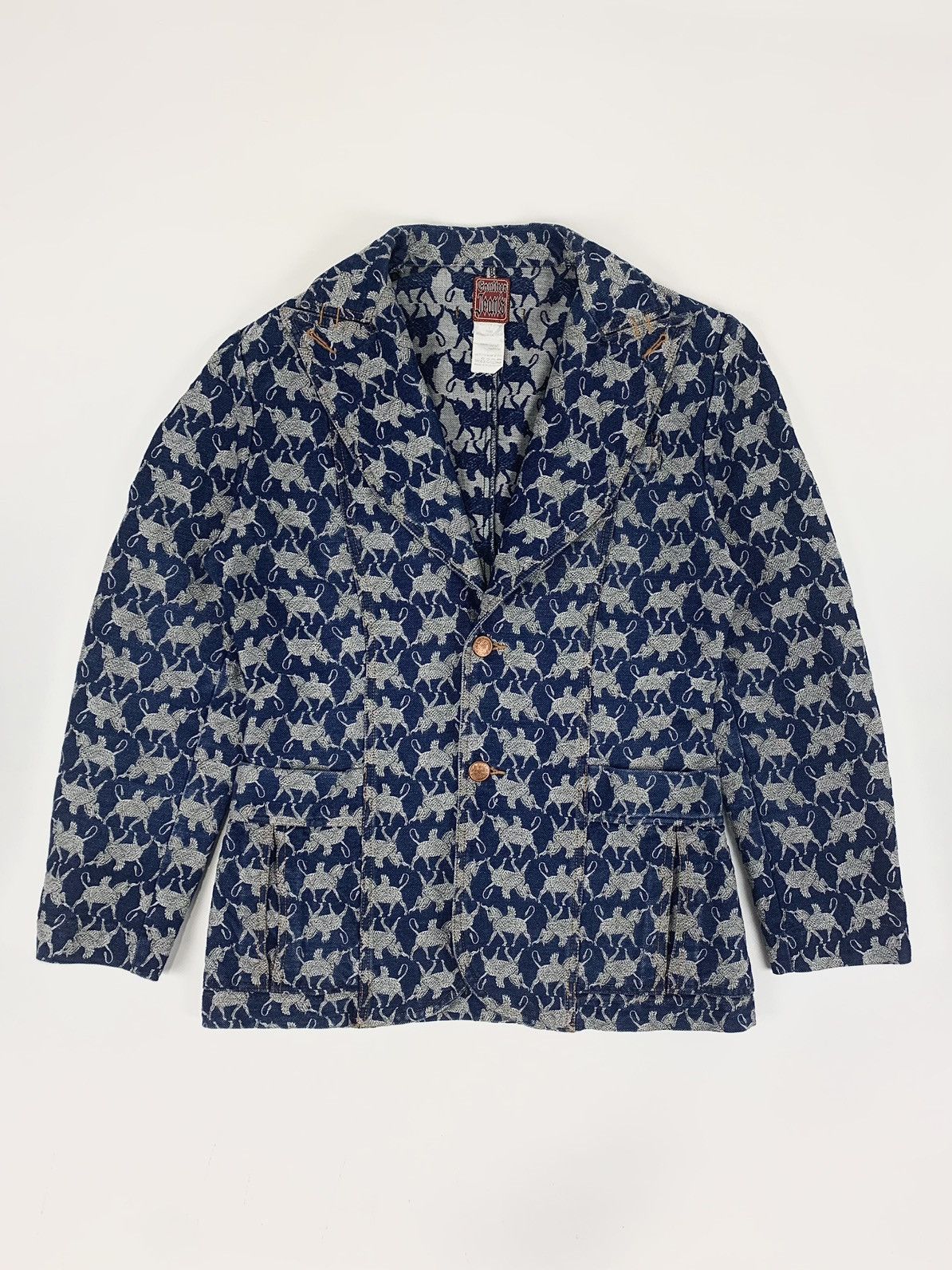 Jean Paul Gaultier SS1994 Jean Paul Gaultier Pegasus Patterned Jacket Size M / US 6-8 / IT 42-44 - 4 Thumbnail