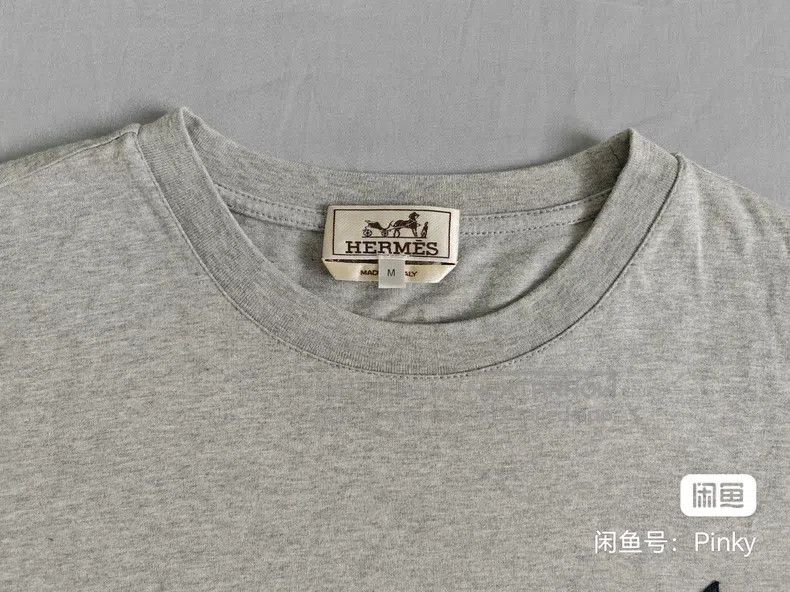Hermes Hermes Men's short-sleeve T-shirt, mechanical horse leathe Size US M / EU 48-50 / 2 - 3 Thumbnail