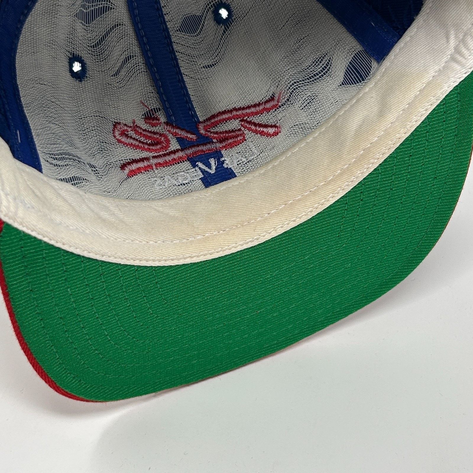 Delong Vintage 90s Rio Las Vegas Hat Baseball Cap Casino USA Blue Size ONE SIZE - 5 Thumbnail