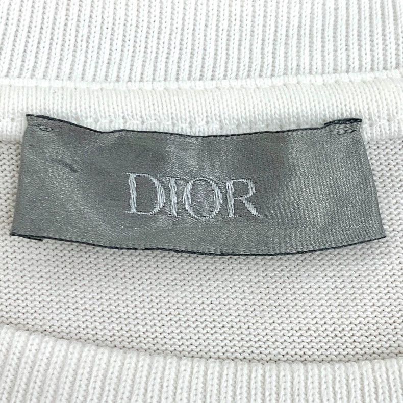 Dior Dior White Logo Cotton Short Sleeve TShirt-2506 Size XL / US 12-14 / IT 48-50 - 6 Thumbnail