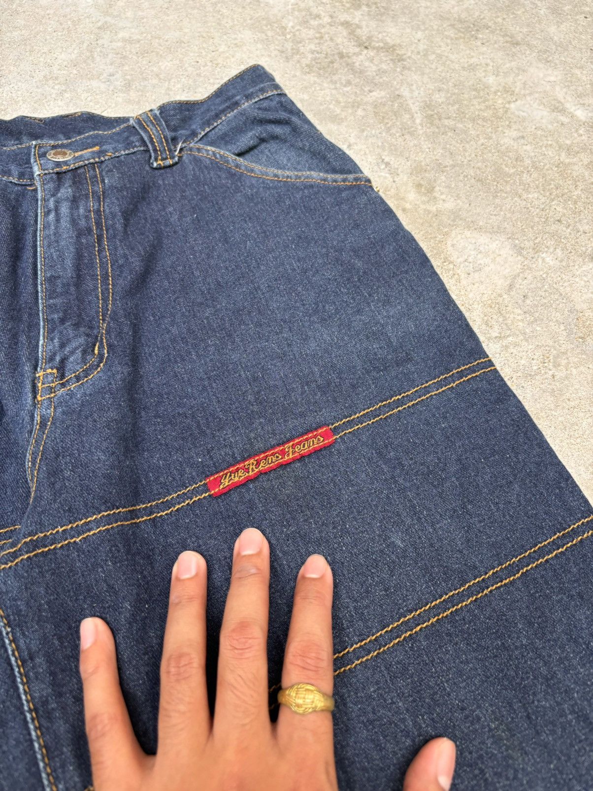 Japanese Brand Vintage Yue REN BOY Jeans (JNCO Style) Skateboard Size US 26 / EU 42 - 12 Thumbnail