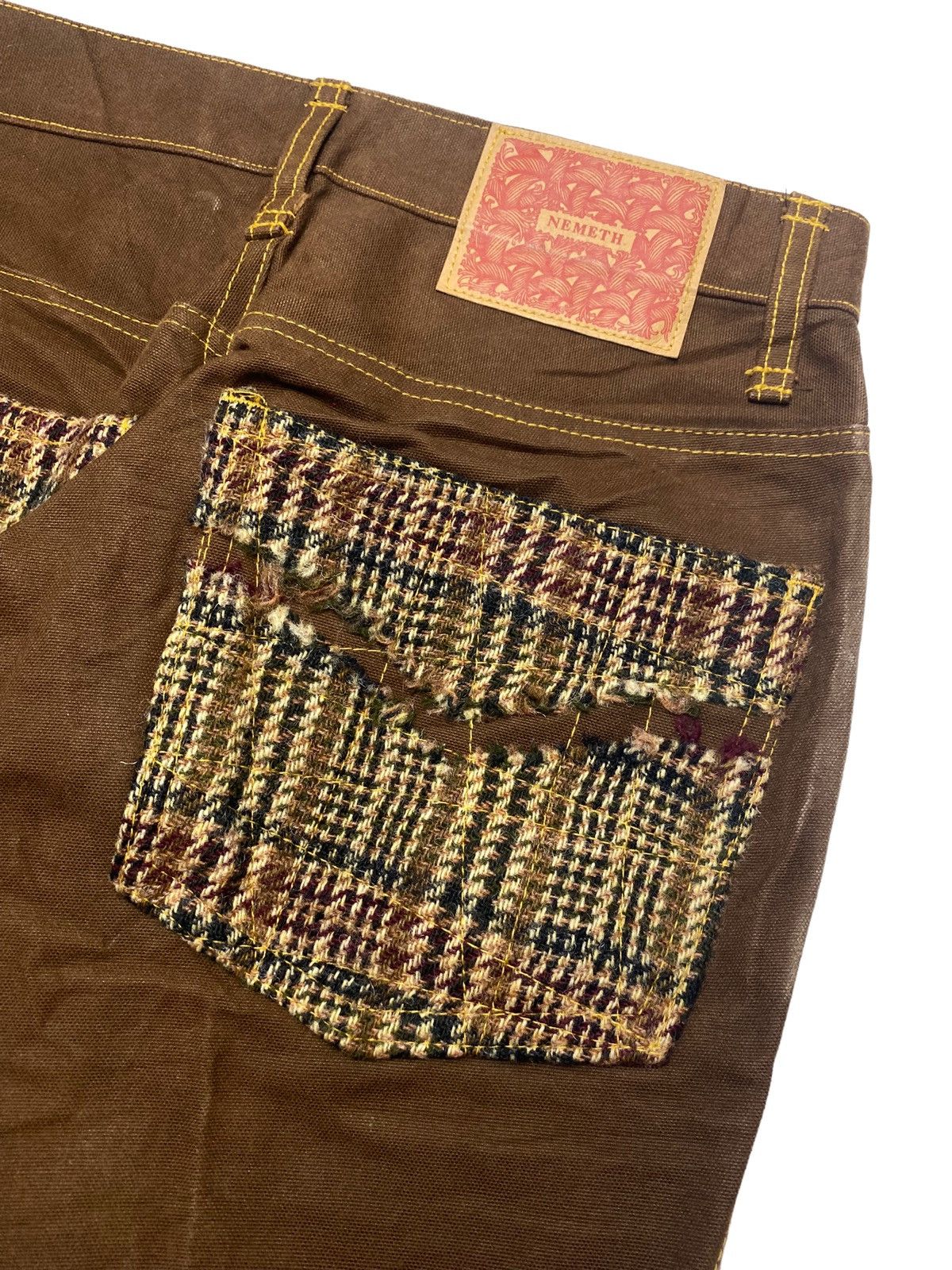 Christopher Nemeth 2000s Christopher Nemeth Wool Knitted Heavyweight Canvas Size US 28 / EU 44 - 9 Thumbnail