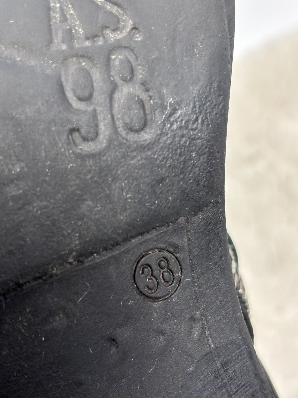 A.S.98 A.S.98 Jamal Black Leather Moto Ankle Women’s Boots Size US 8 / IT 38 - 13 Thumbnail