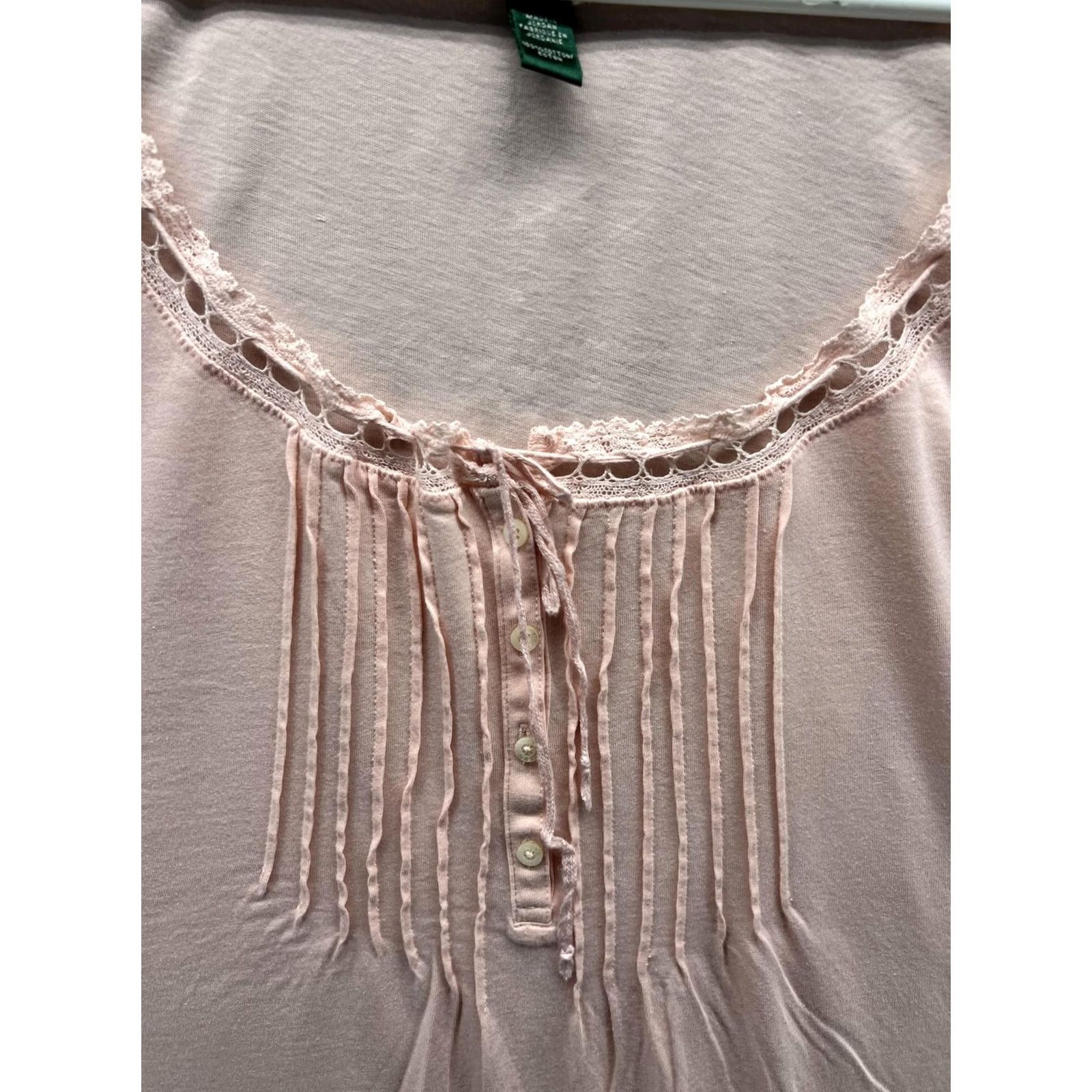 Ralph Lauren Lauren Ralph Shirt Womens 3X Pink Scoop Neck Short Sleeve Jersey Top Size XXL / US 16-18 / IT 52-54 - 7 Thumbnail