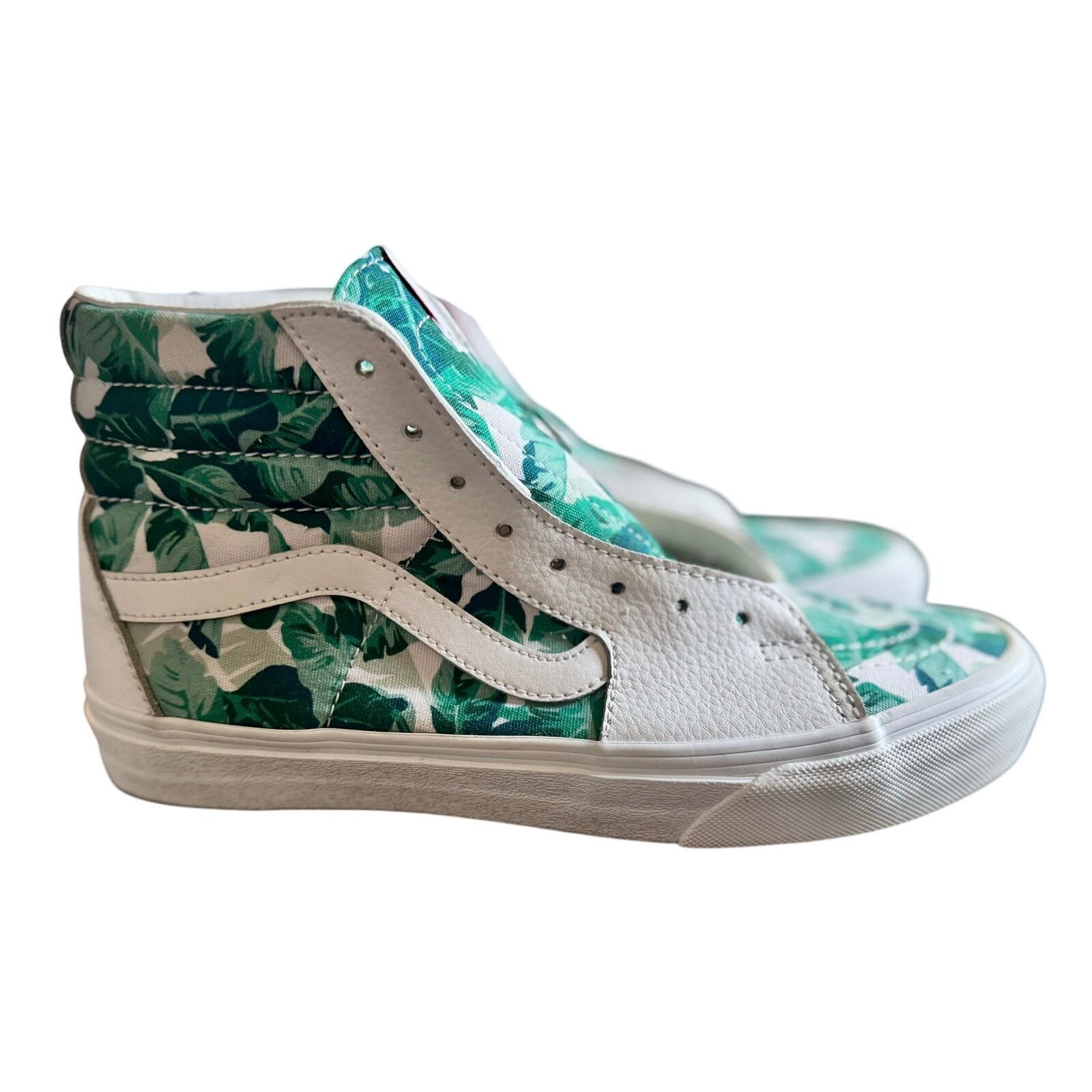 Vans Vans "Leaf Me Alone" Custom SK8-HiShoes | Women’s Size 8.5 Size US 8.5 / IT 38.5 - 3 Thumbnail