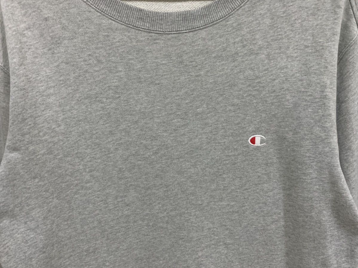 Champion × Japanese Brand × Vintage Champion Plain Grey XL Size US XL / EU 56 / 4 - 2 Thumbnail