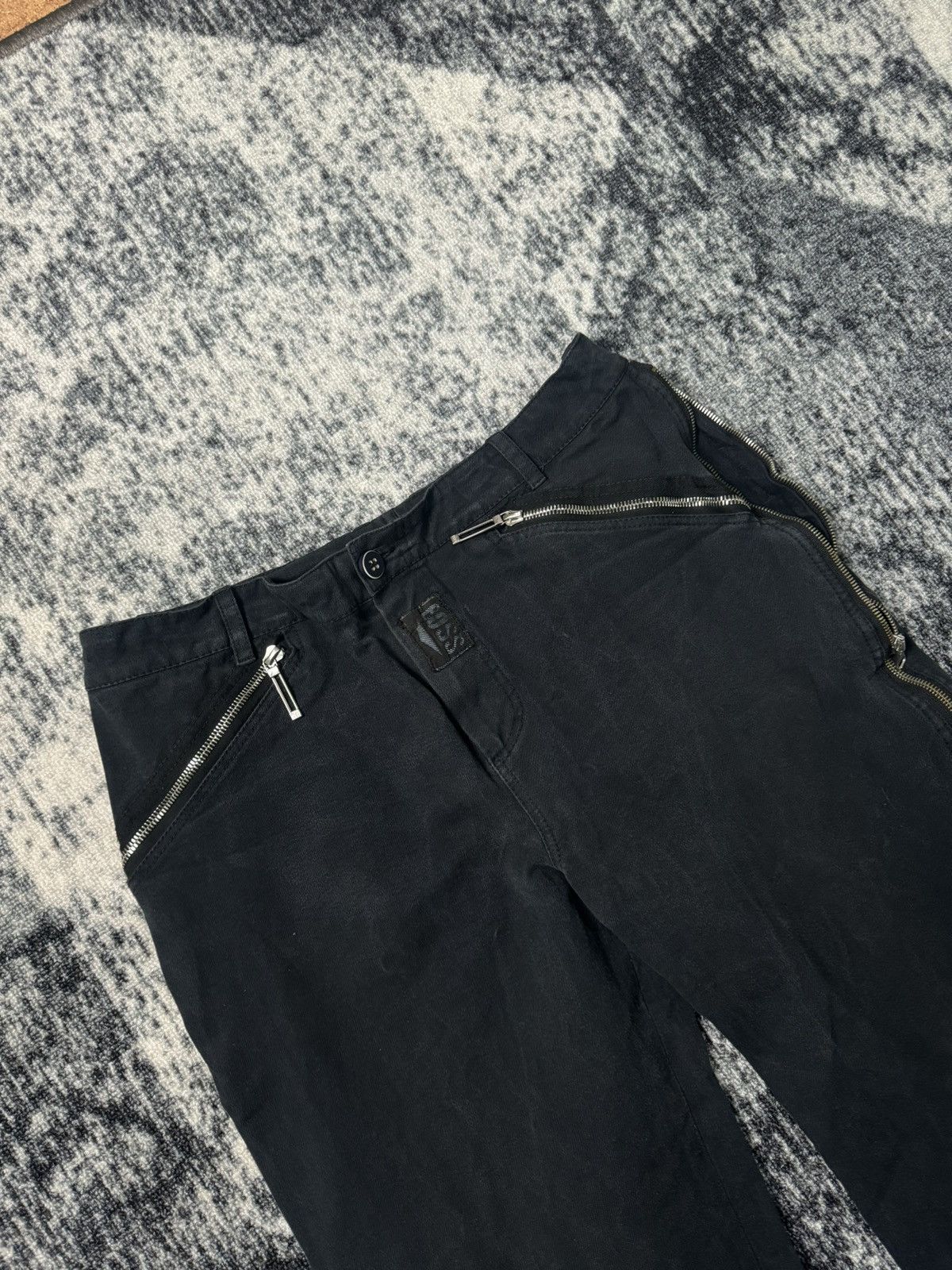 Vintage Transcontinents trans continents zipped bondage punk jeans Size US 32 / EU 48 - 2 Thumbnail