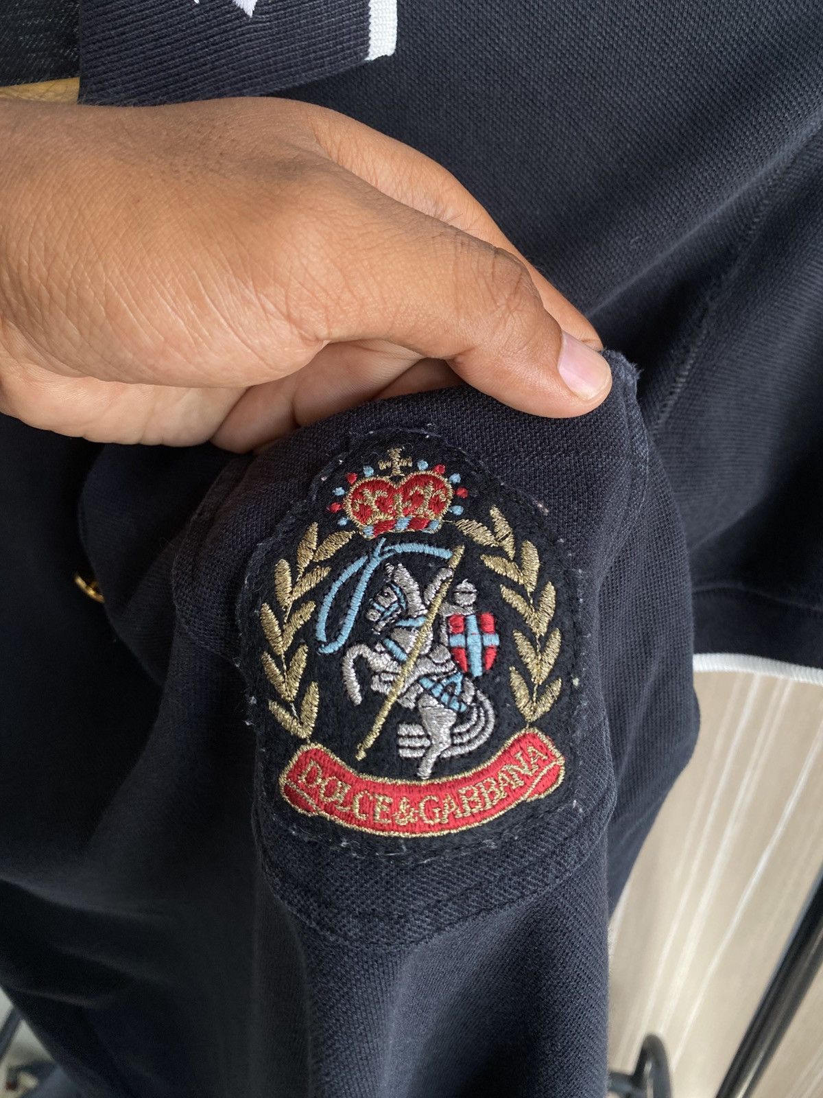 Dolce & Gabbana Vintage FADED Dolce & Gabbana Polo Shirt 🔥 Size US M / EU 48-50 / 2 - 14 Thumbnail