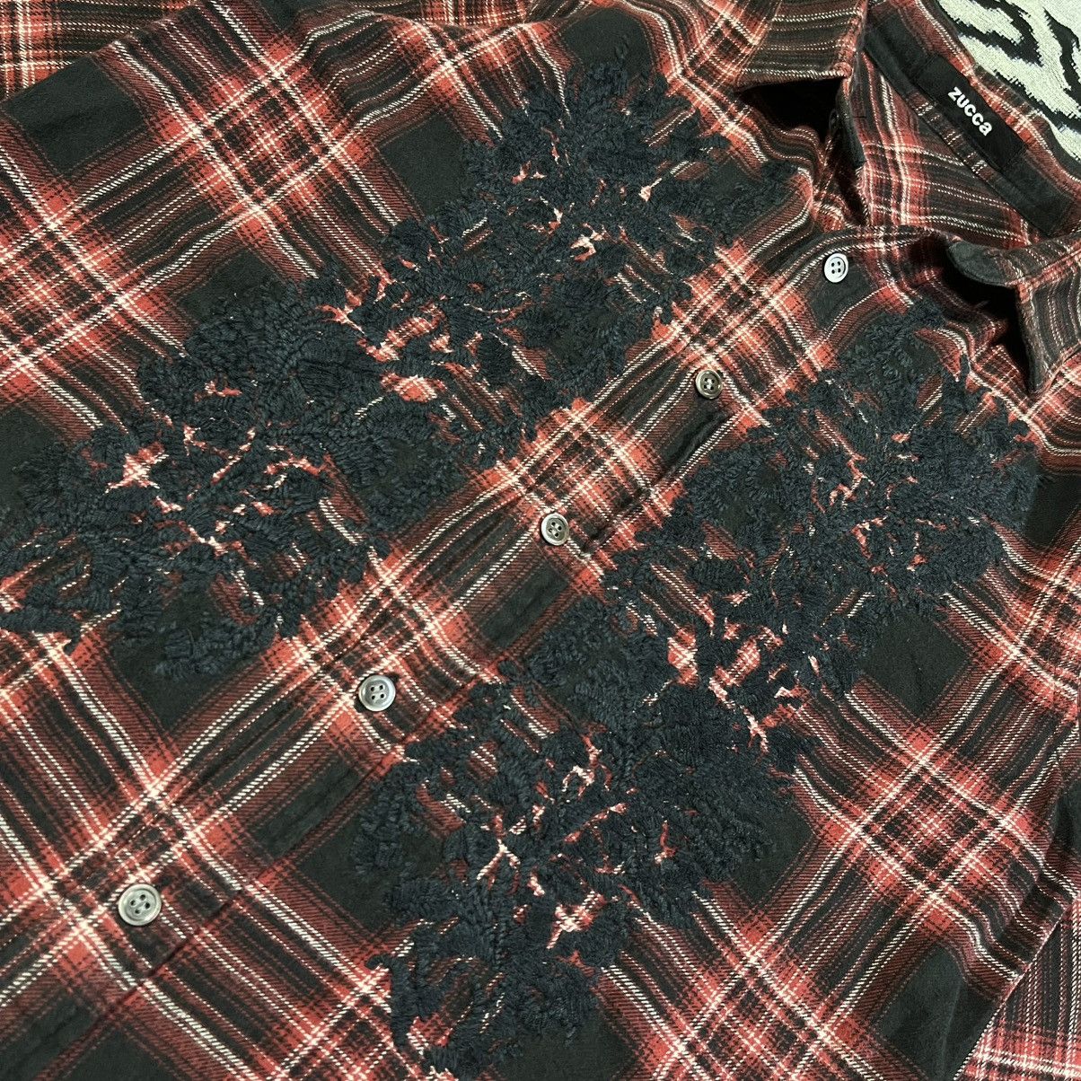 CABANE de ZUCCa Zucca Plaid Button Up Shirt Embroidered Size US S / EU 44-46 / 1 - 6 Thumbnail