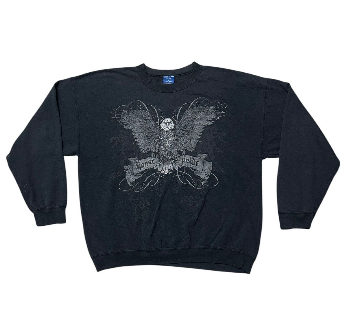 Japanese Brand × Vintage Puritan eagle big printed pullover sweatshirt Size US L / EU 52-54 / 3 - 2 Thumbnail