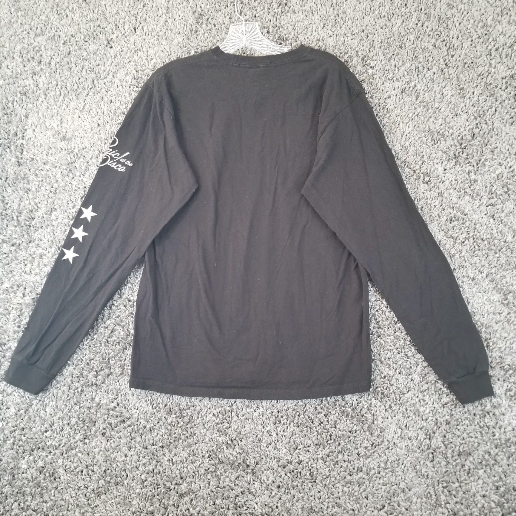 Tultex Tultex Panic At The Disco Black Long Sleeve T-Shirt Size M Unisex Adults Black M Tultex Panic At The Disco Long Sleeve T-Shirt Size M for Men Women Size US M / EU 48-50 / 2 - 4 Thumbnail
