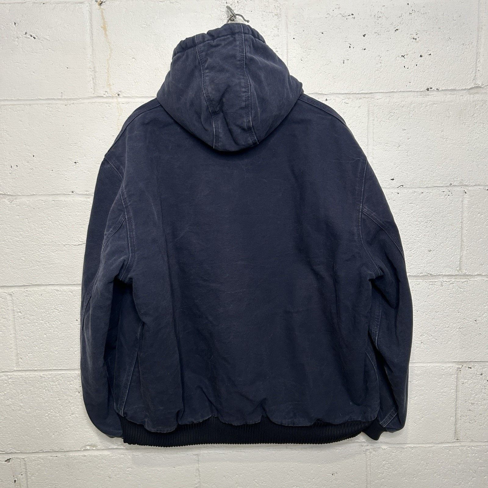 Carhartt Carhartt Quilted Hooded Active Jacket “Dark Navy” J140 DNY Size US XL / EU 56 / 4 - 2 Thumbnail