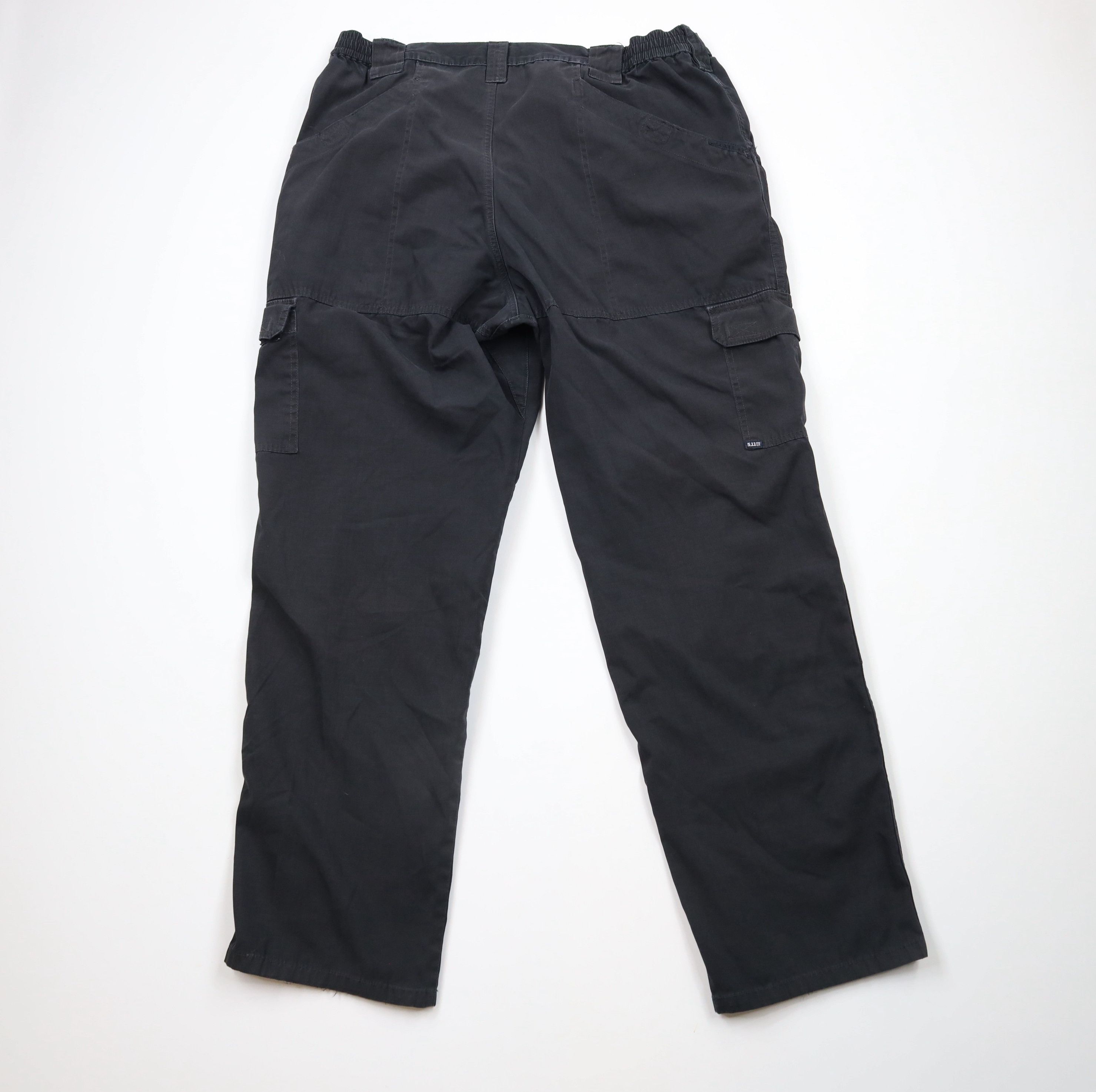 Vintage 5.11 Tactical Series Pro Double Knee Cargo Pants Black Size US 42 / EU 58 - 7 Thumbnail