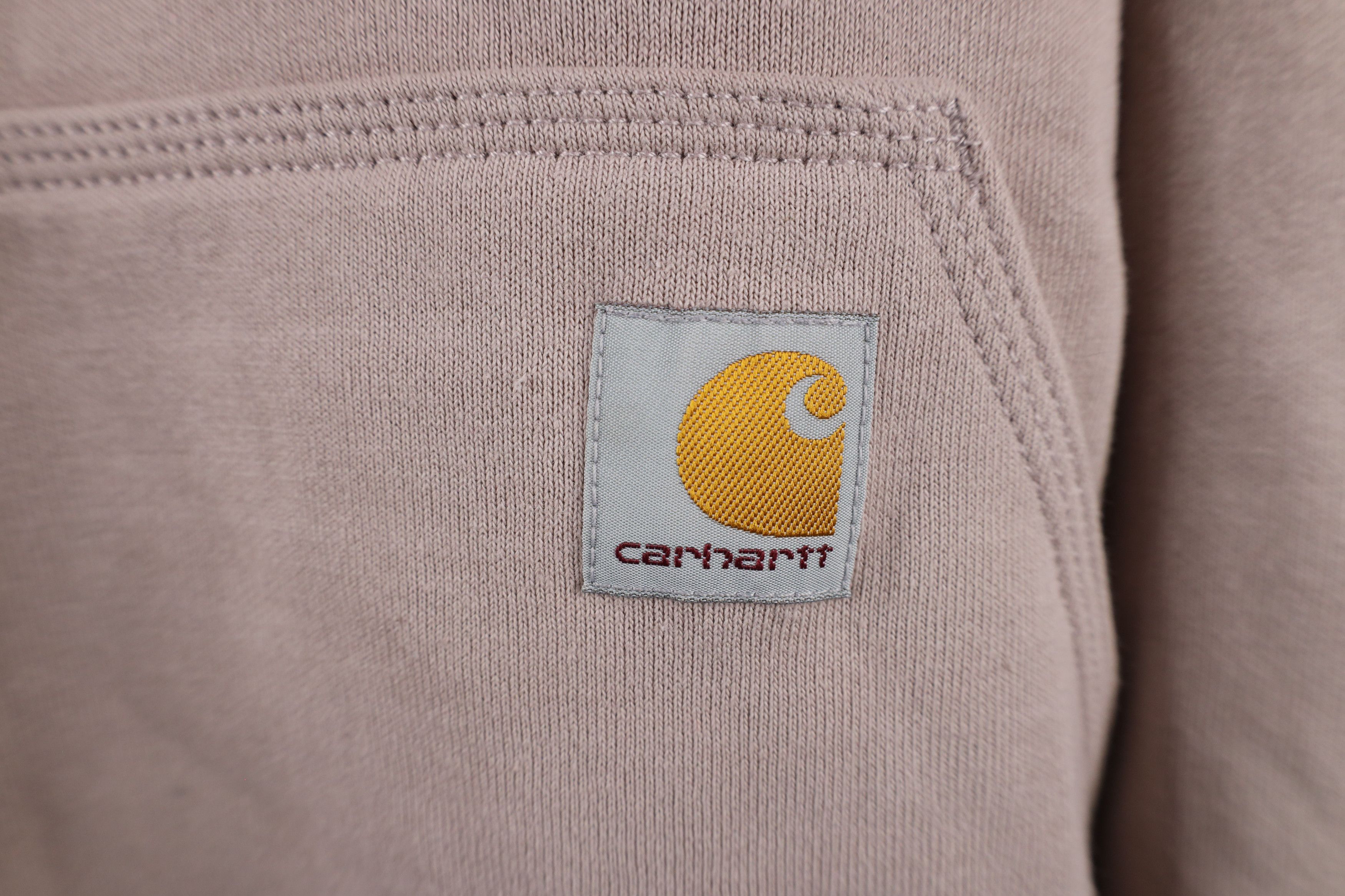 Carhartt × Vintage Vintage Carhartt Spell Out Hoodie Sweatshirt Light Purple Size US S / EU 44-46 / 1 - 5 Thumbnail