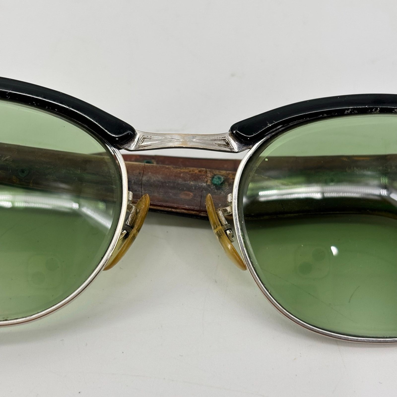 Vintage Vintage Eyewear 50s 60s Shuron Ronsir Browline Eyeglasses Size ONE SIZE - 6 Thumbnail